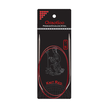 ChiaoGoo Knit RED Circular Needles - US 0 (2.00mm) - 40" - Zoom Image