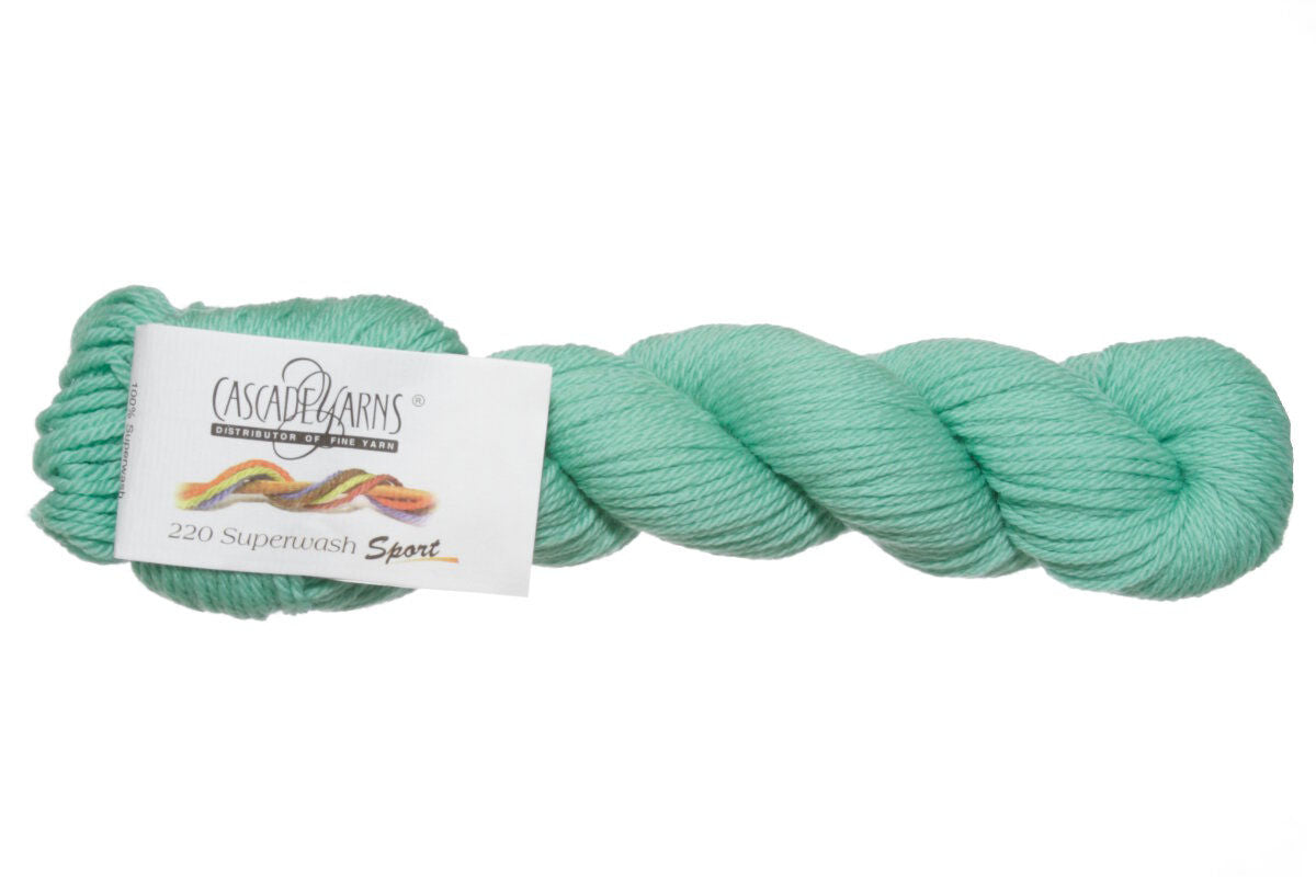 Cascade Yarns 220 Superwash Sport Yarn - 0256 Cockatoo - Extra Image
