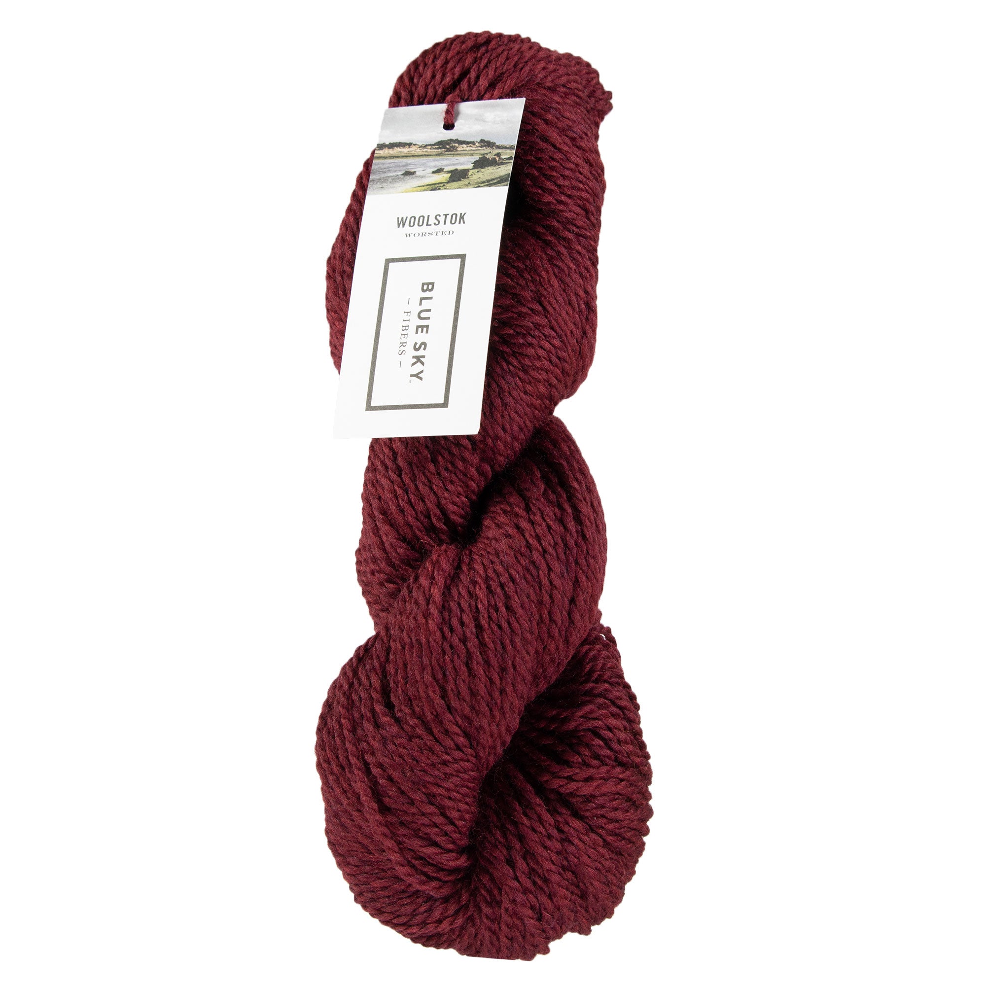 Blue Sky Fibers Woolstok Yarn - 1310 Cranberry - Zoom Image