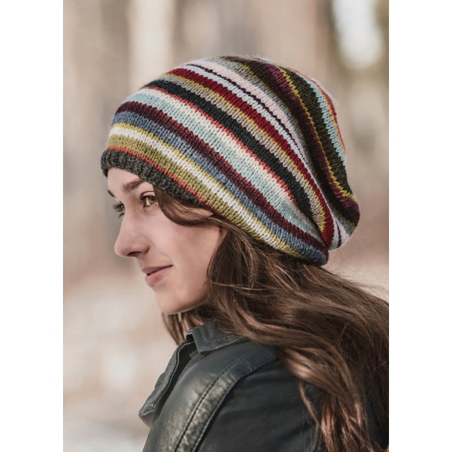 Blue Sky Fibers Traveler's Series Patterns - 21 Color Slouch - PDF Download - Extra Image
