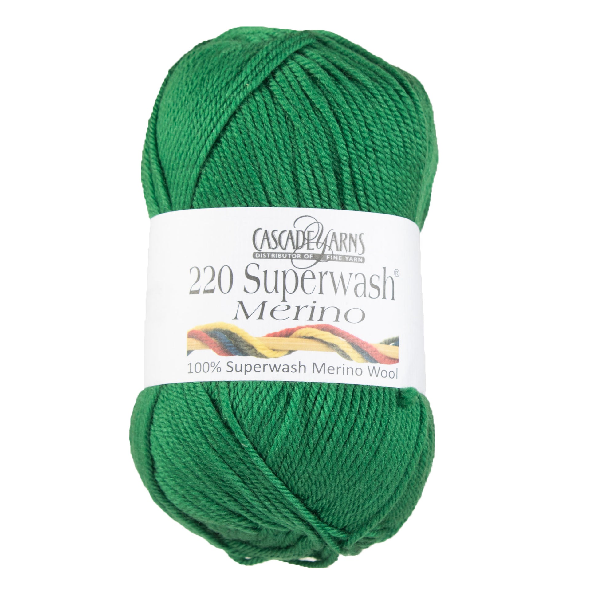 Cascade Yarns 220 Superwash Merino Yarn - 016 Verdant Green - Zoom Image
