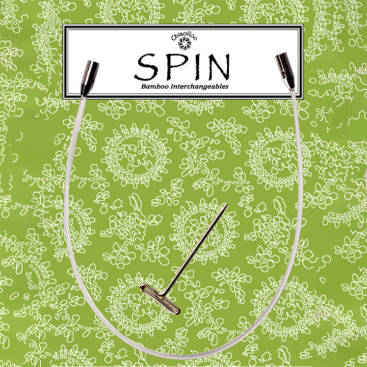 ChiaoGoo SPIN Cables Needles - 08"/20cm [L] - Zoom Image