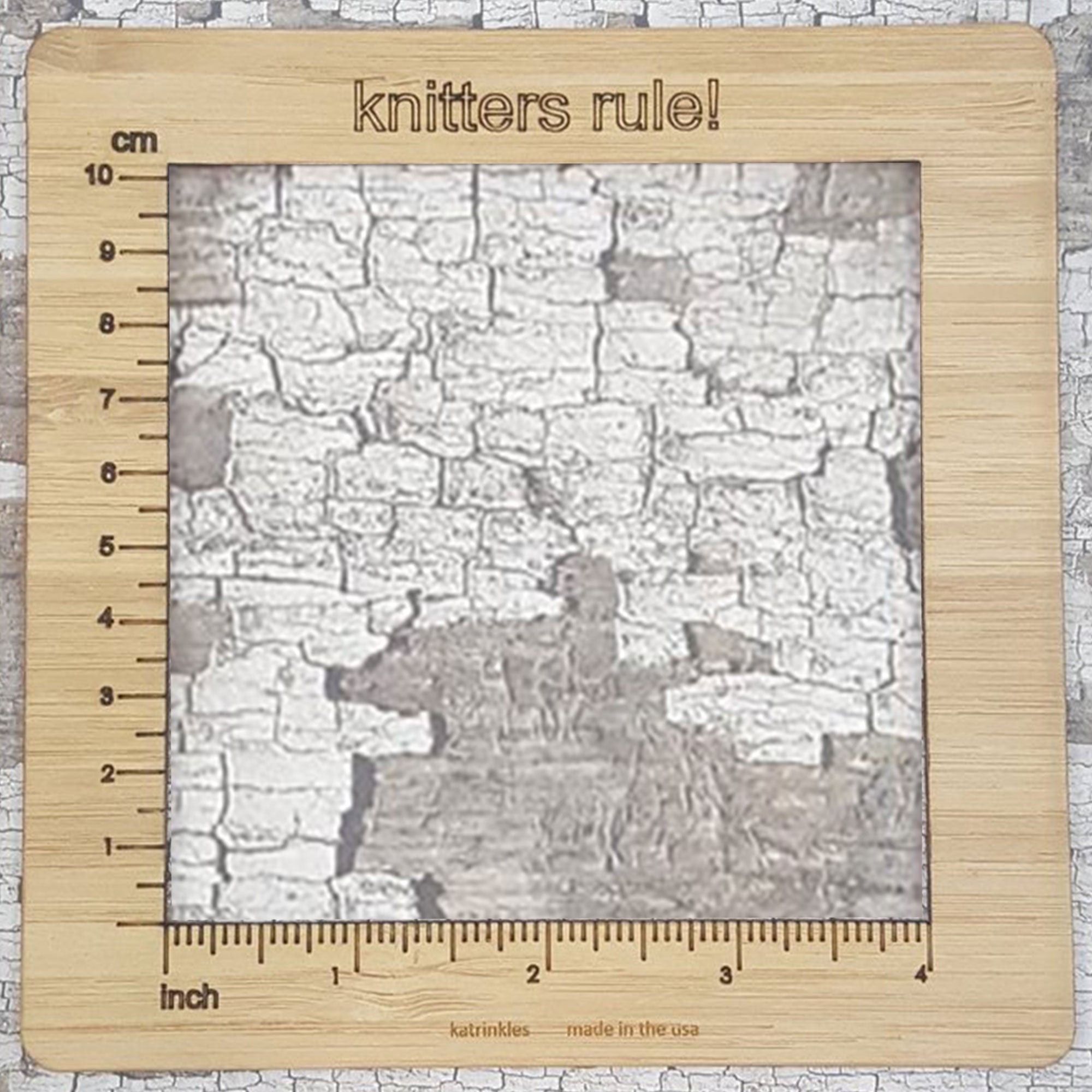 Katrinkles Gauge Swatch Measure - Knitting 4 - Zoom Image