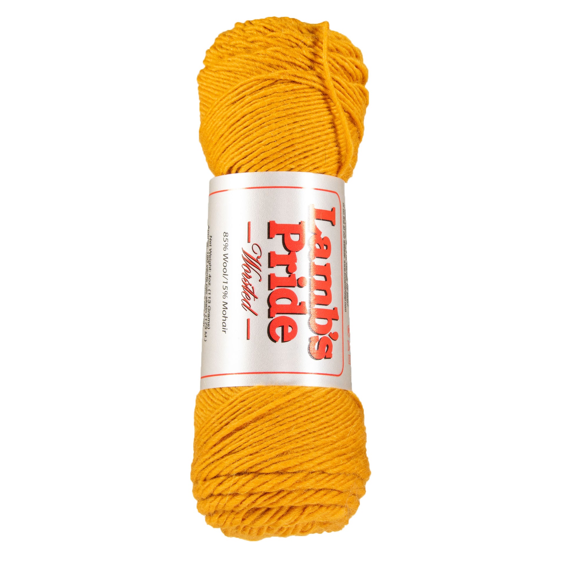 Brown Sheep Lamb's Pride Worsted Yarn - M014 Sunburst Gold - Zoom Image
