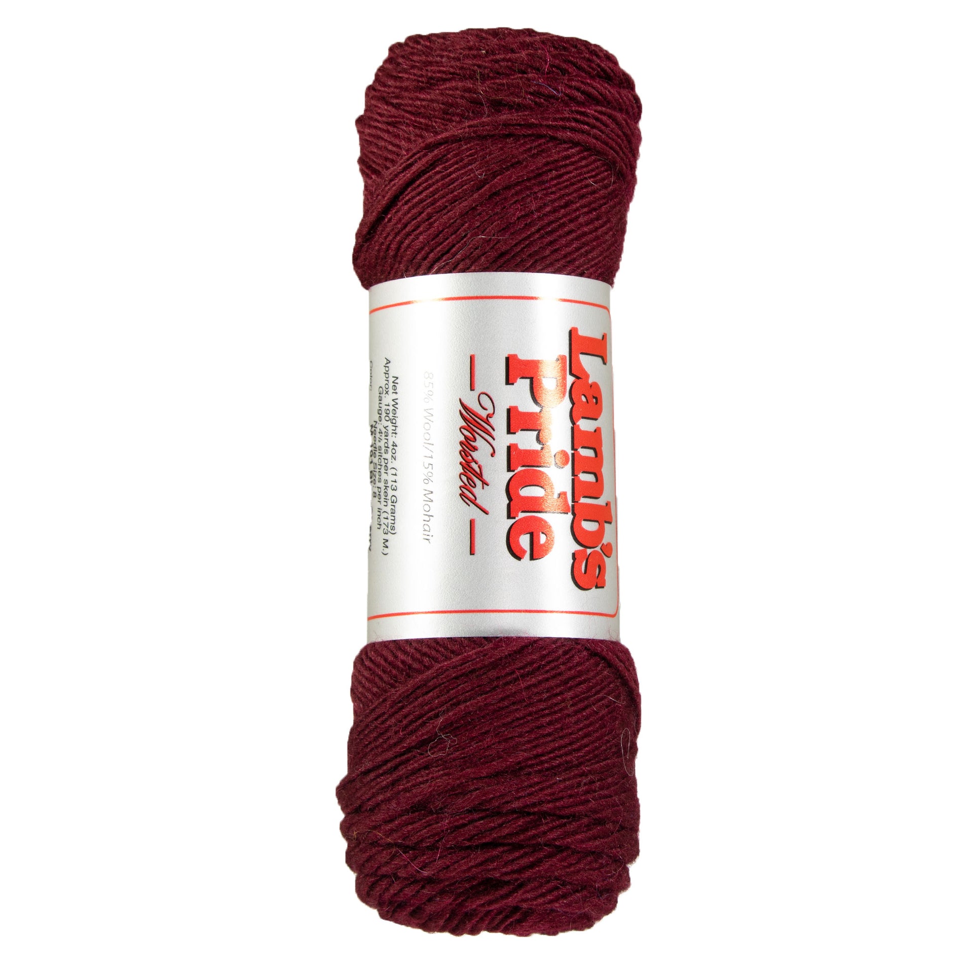 Brown Sheep Lamb's Pride Worsted Yarn - M101 Bing Cherry - Zoom Image
