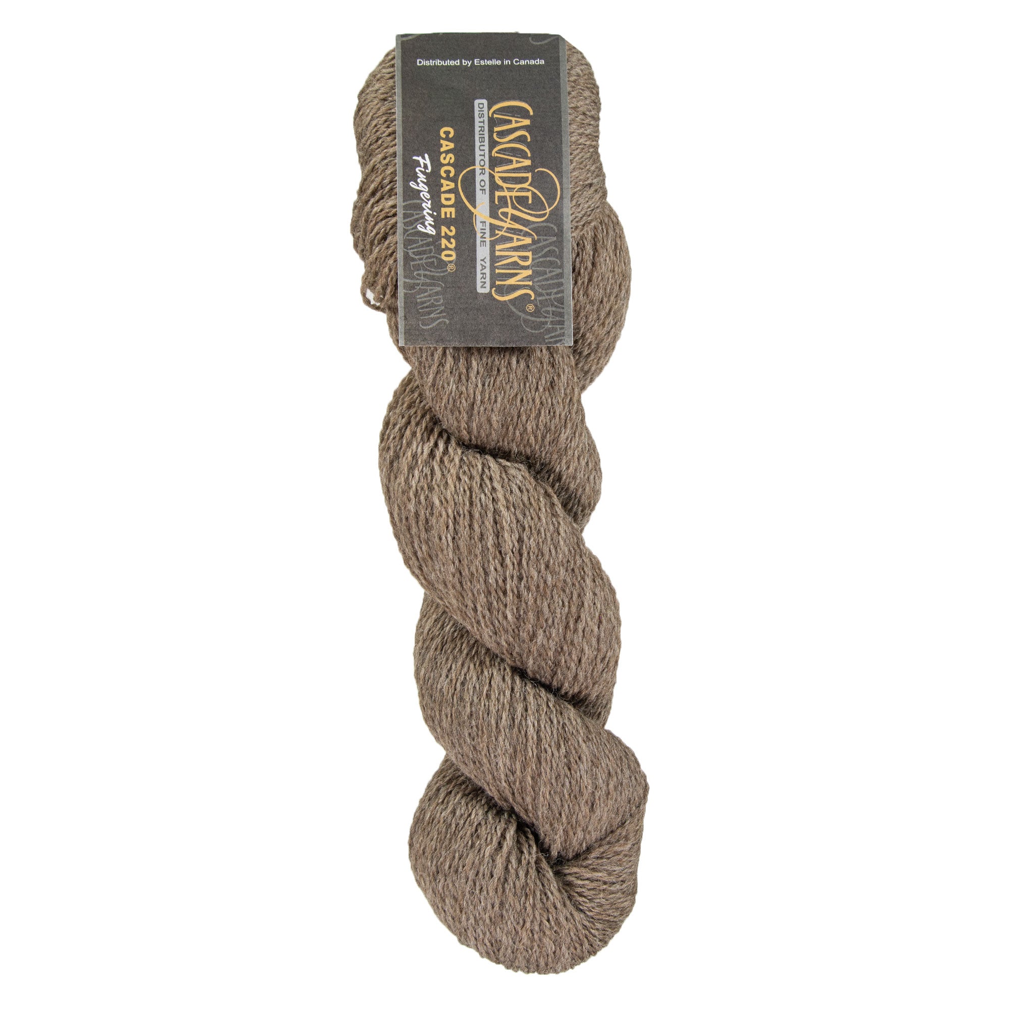 Cascade 220 Fingering Yarn - 8013 Walnut Heather - Zoom Image