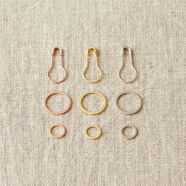 Cocoknits Maker's Keep Accessories - Precious Metal Stitch Markers - Zoom Image