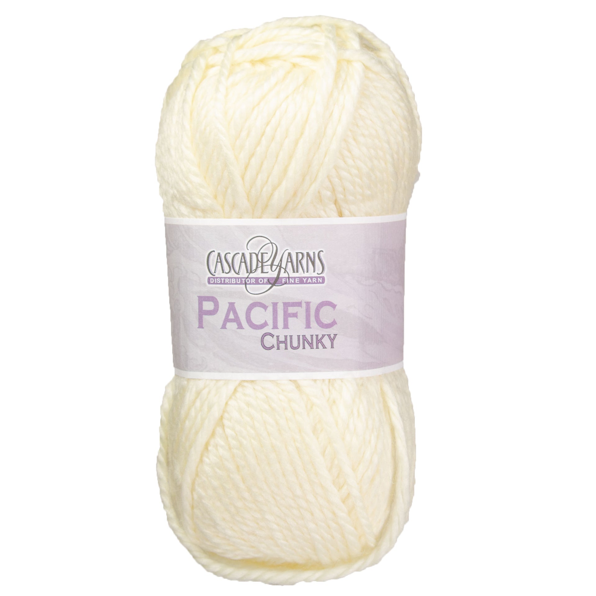Cascade Yarns Pacific Chunky Yarn - 01 Cream - Zoom Image
