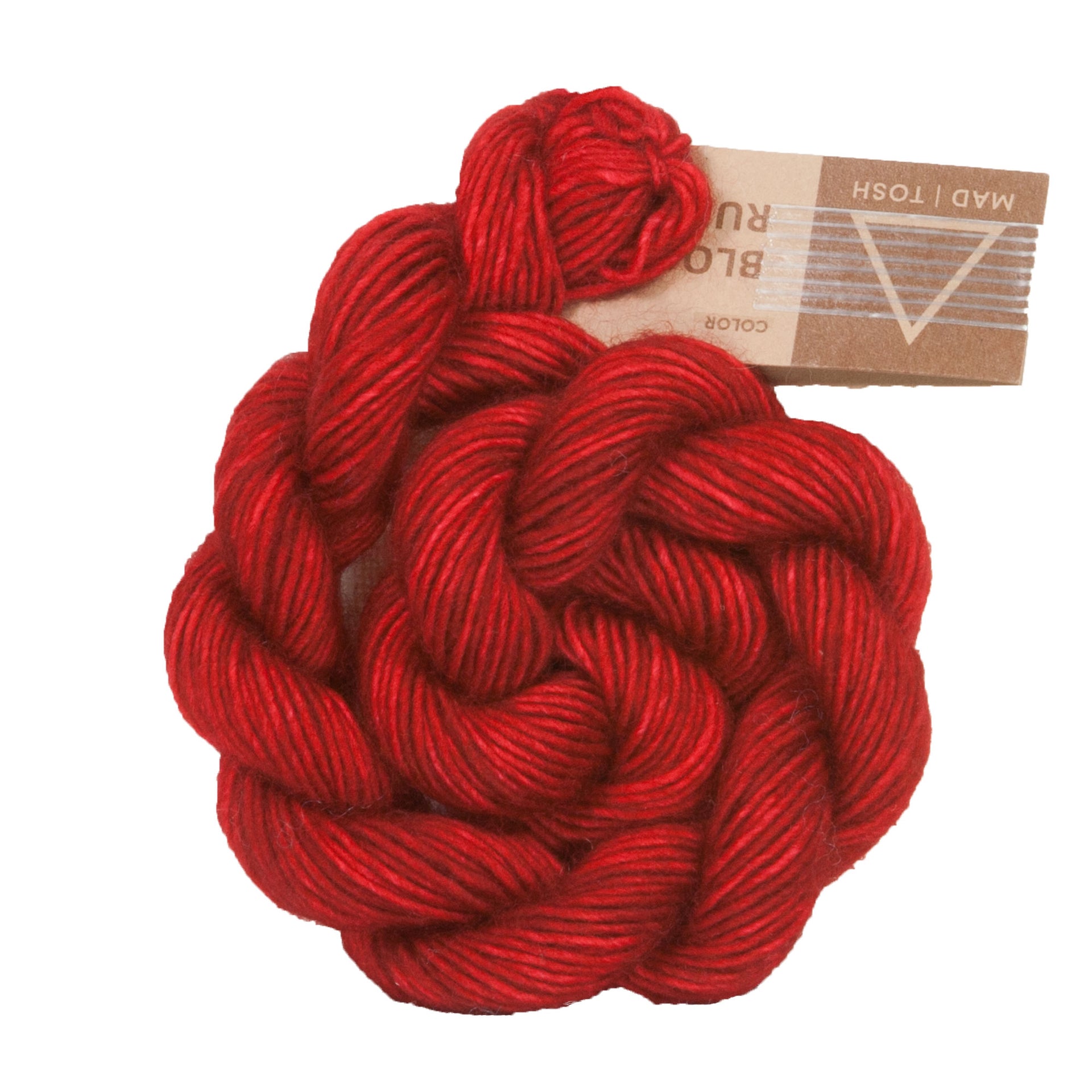 Madelinetosh Unicorn Tails Yarn - Blood Runs Cold - Zoom Image
