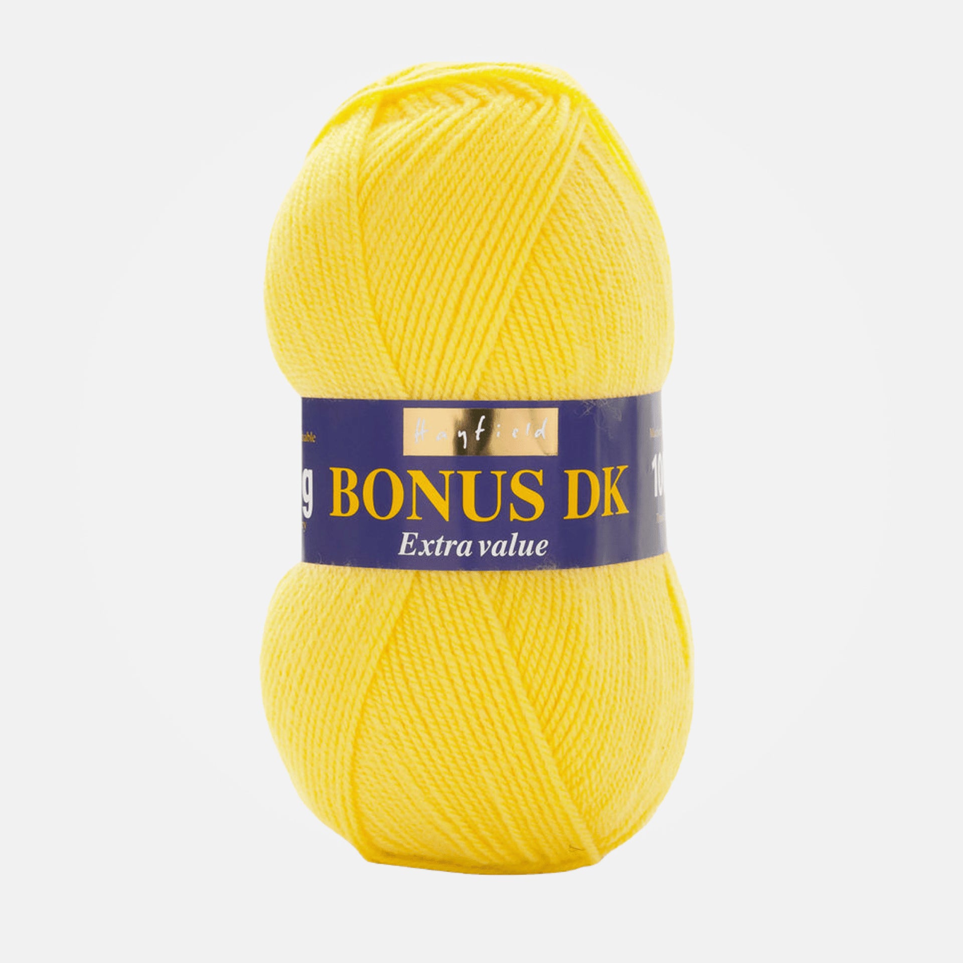 Hayfield Bonus DK Yarn - 819 Bright Lemon

