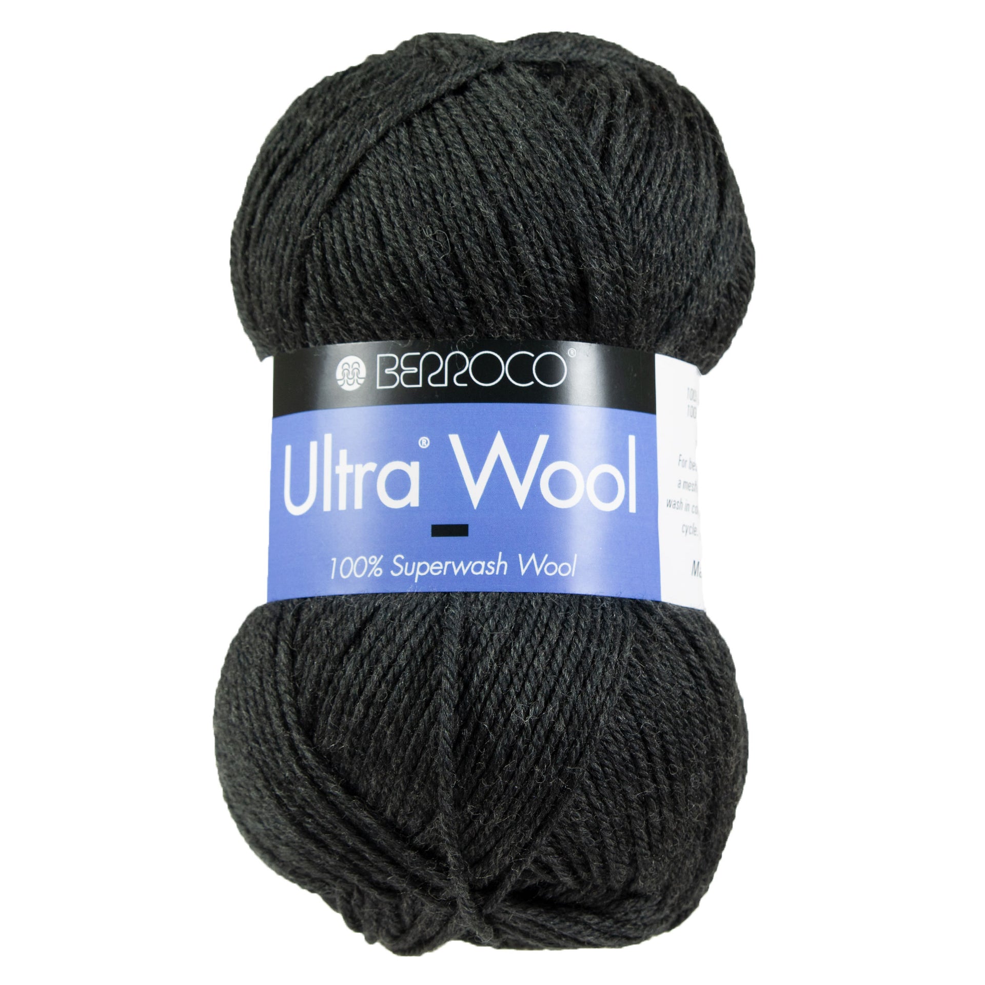 Berroco Ultra Wool Yarn - 33113 Black Pepper - Zoom Image
