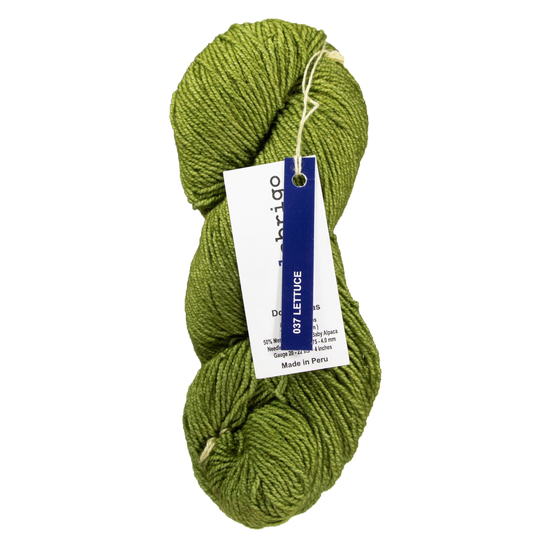 Malabrigo Dos Tierras Yarn - 037 Lettuce - Zoom Image
