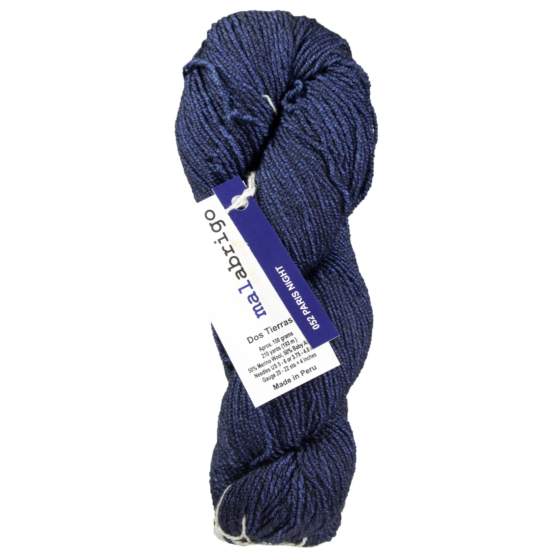 Malabrigo Dos Tierras Yarn - 052 Paris Night - Zoom Image
