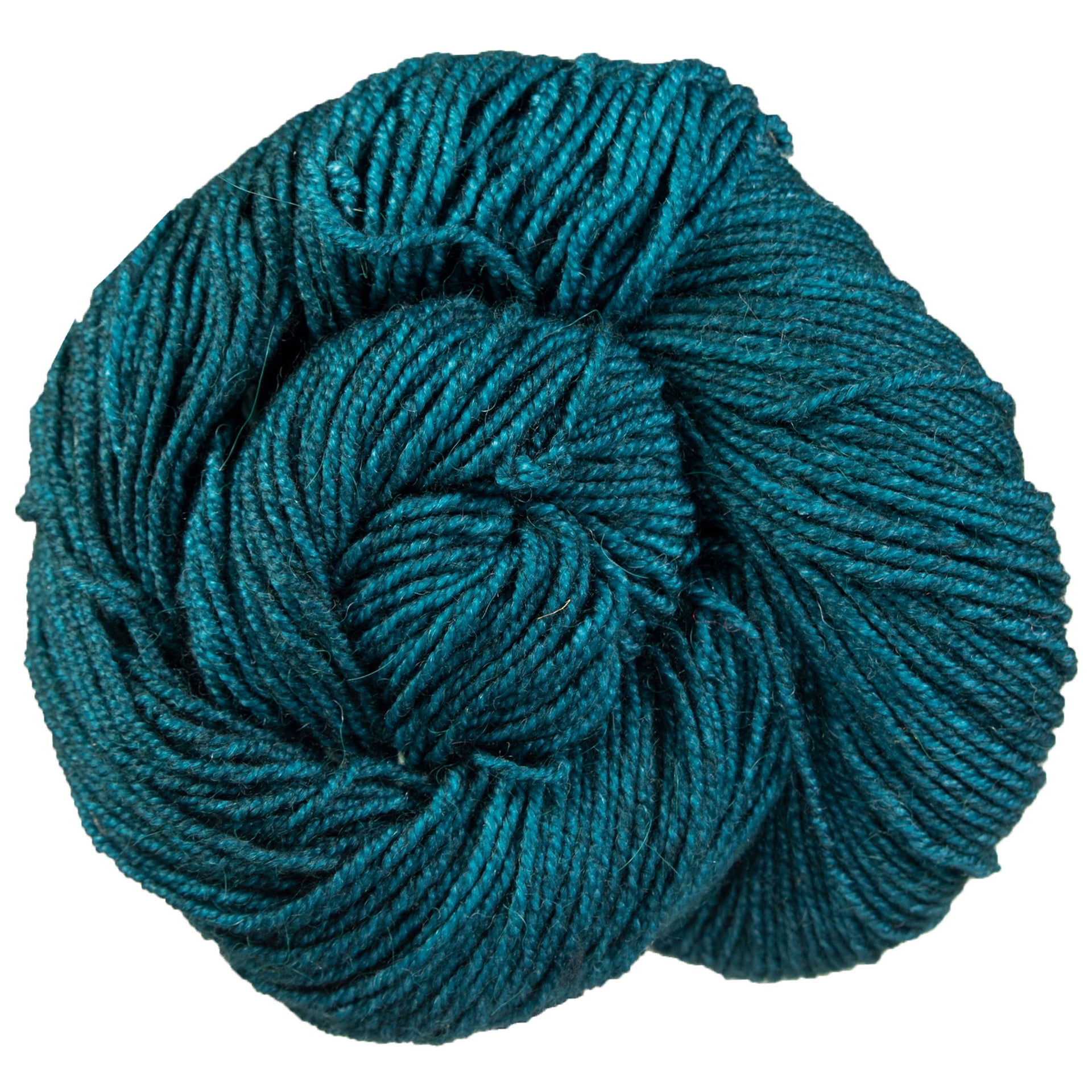 Malabrigo Dos Tierras Yarn - 412 Teal Feather - Zoom Image
