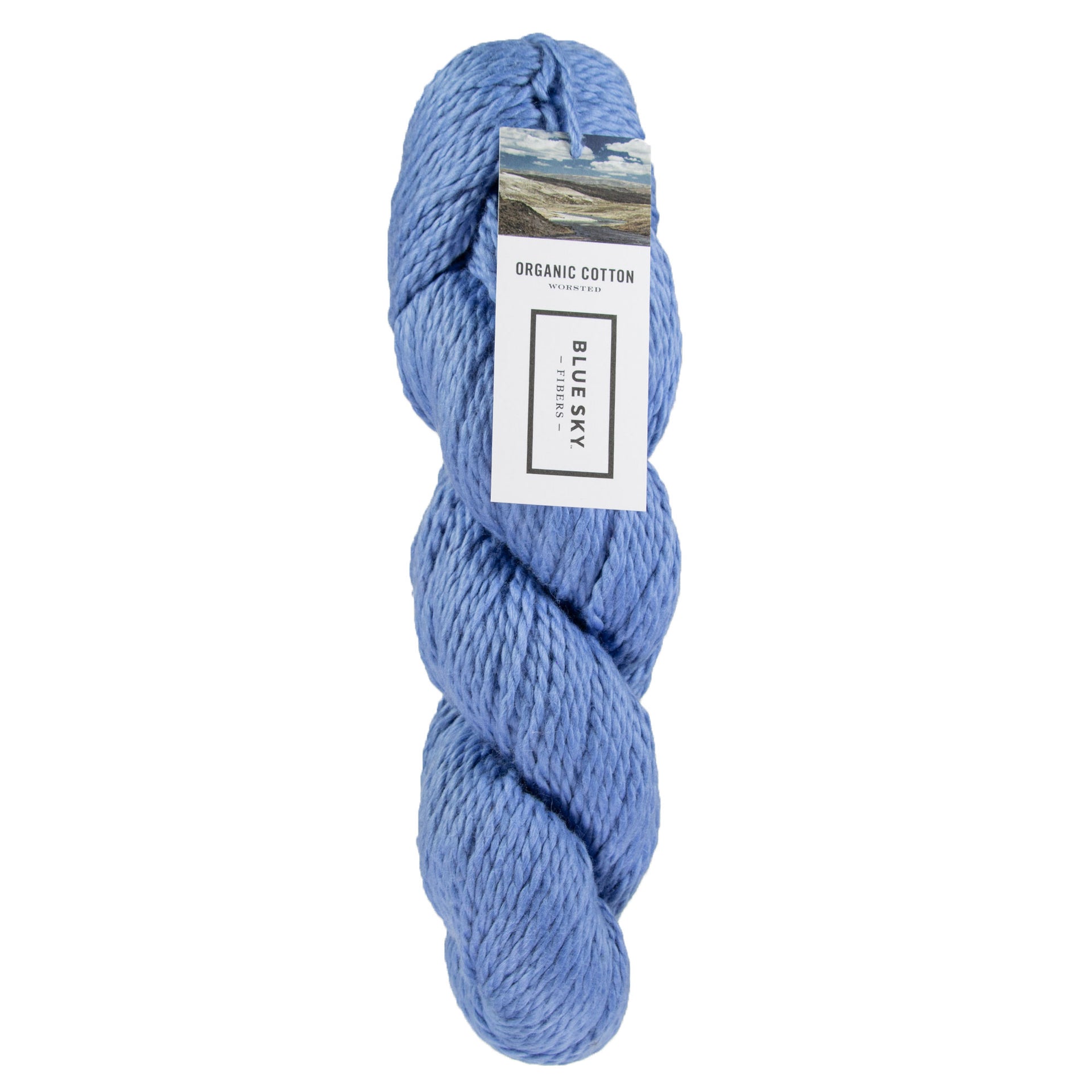 Blue Sky Fibers Organic Cotton Yarn - 634 - Periwinkle - Zoom Image
