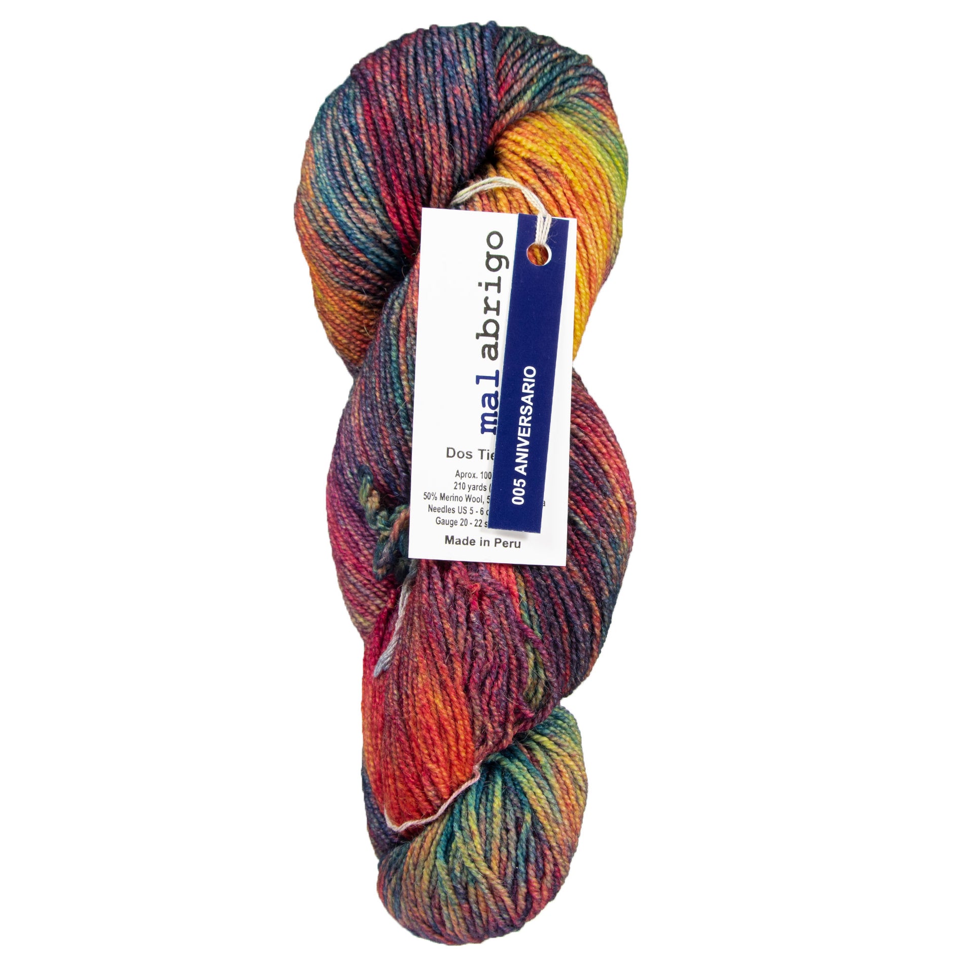 Malabrigo Dos Tierras Yarn - 005 Aniversario - Zoom Image
