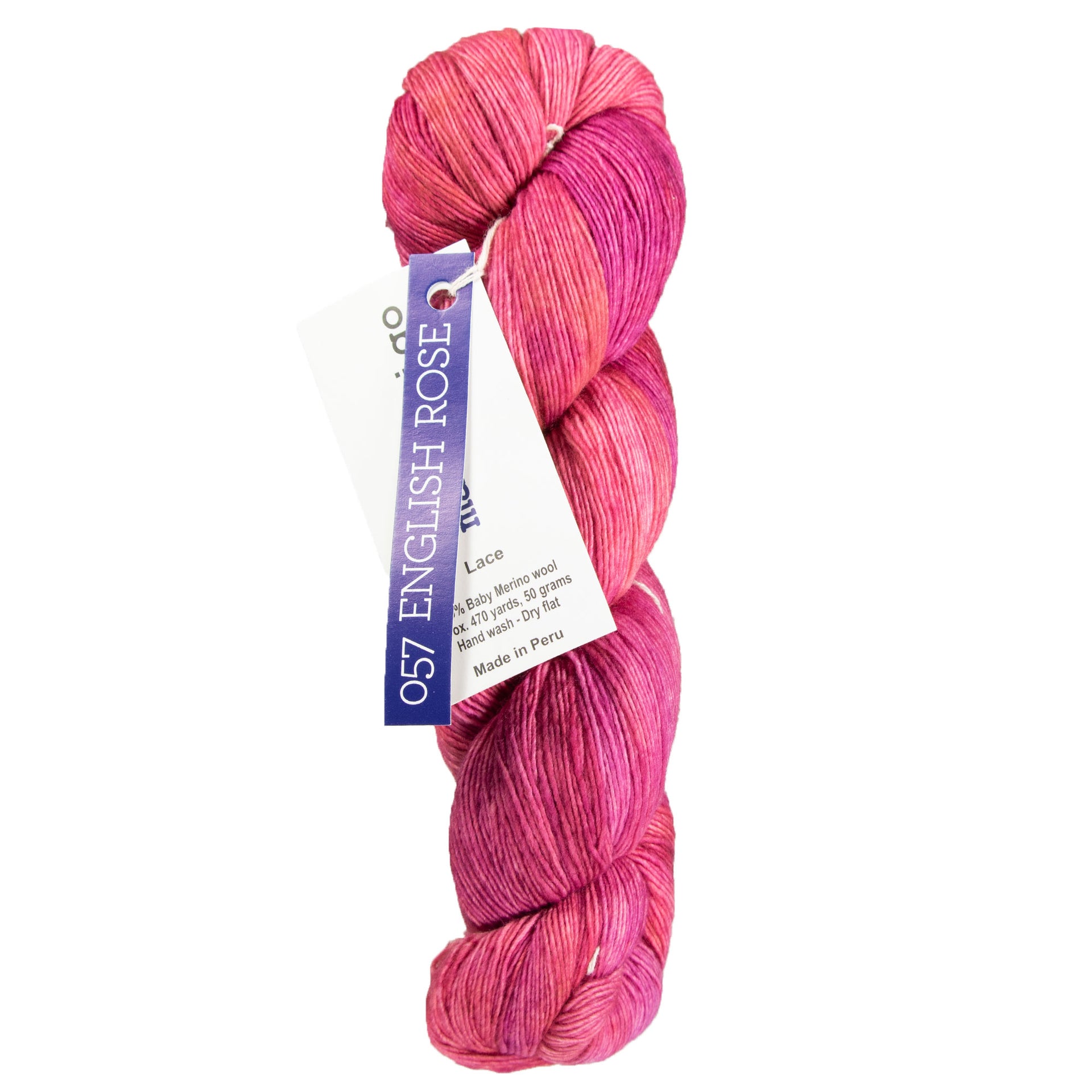 Malabrigo Lace Yarn - 057 English Rose - Zoom Image
