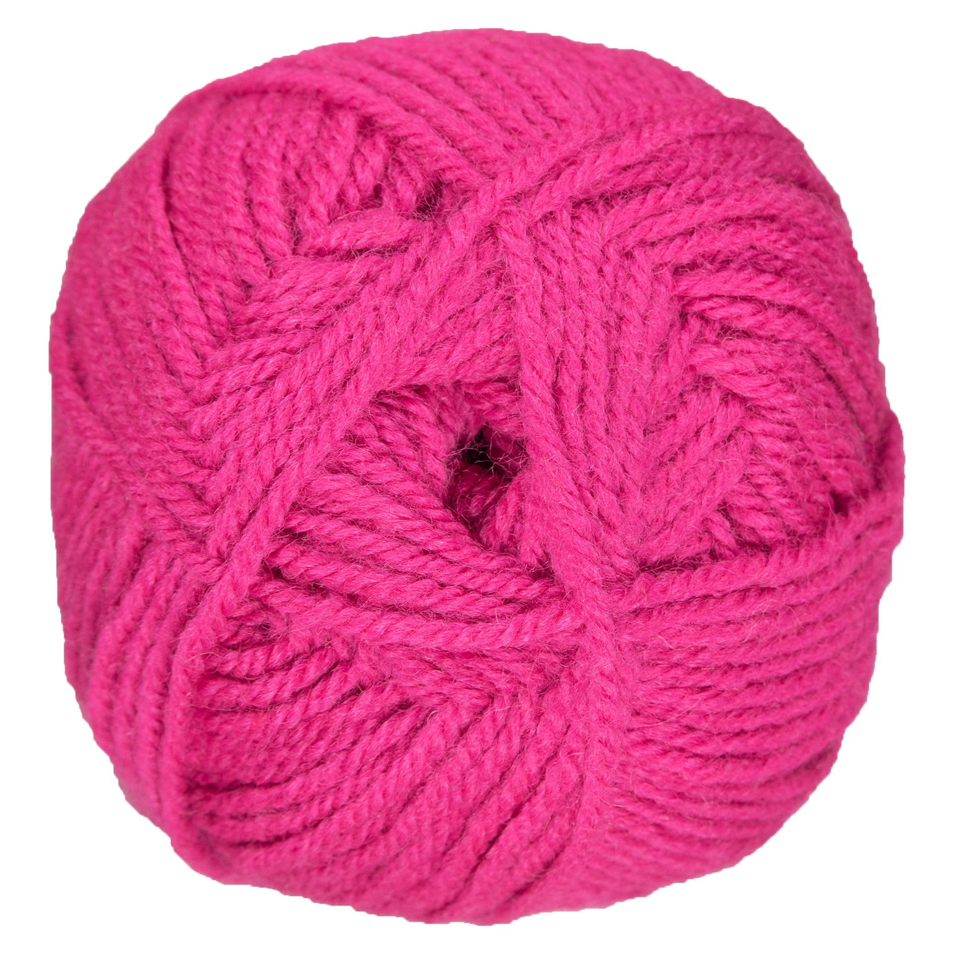 Plymouth Yarn Encore Worsted Yarn - 1385 Bright Fuschia - Zoom Image

