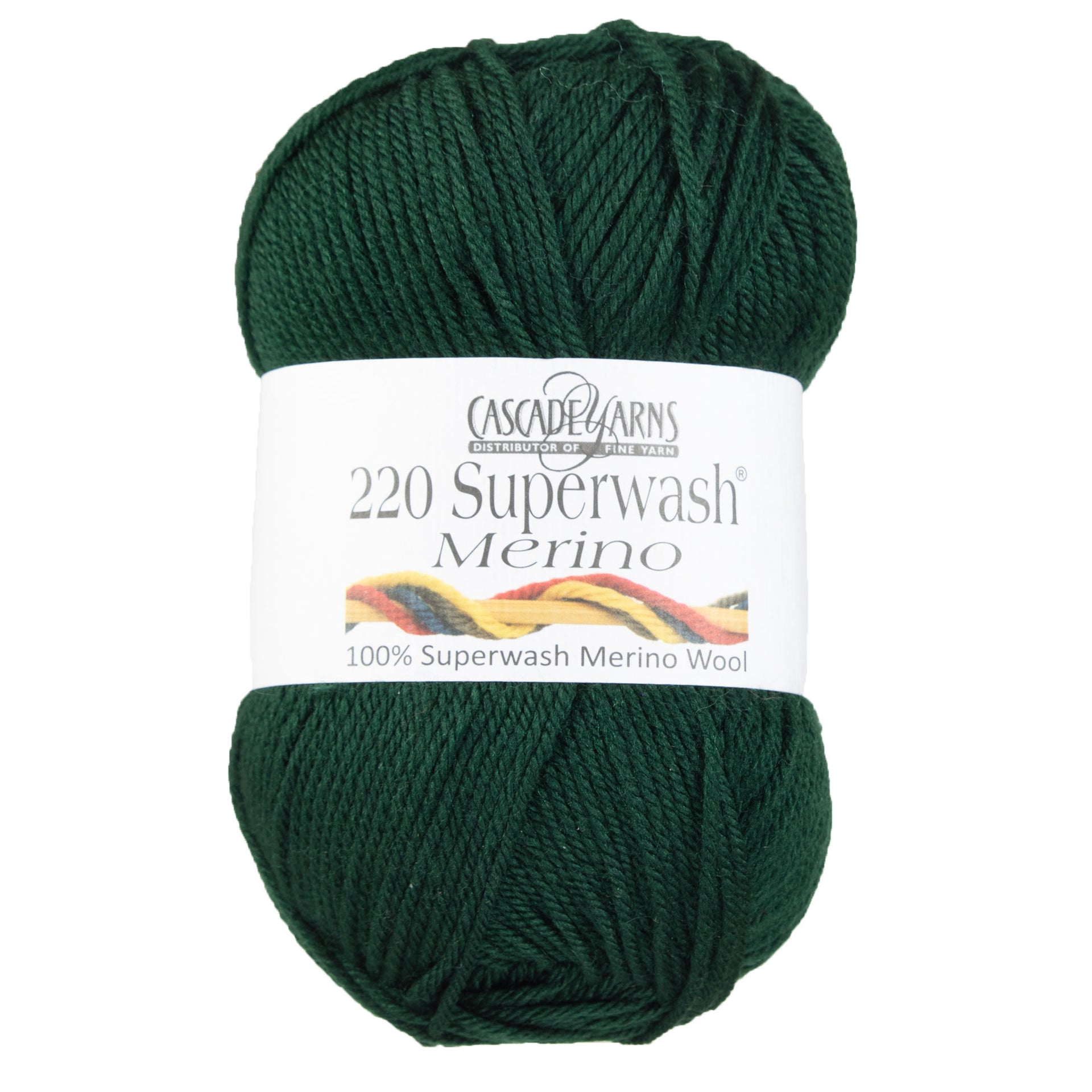 Cascade Yarns 220 Superwash Merino Yarn - 043 Pine - Zoom Image
