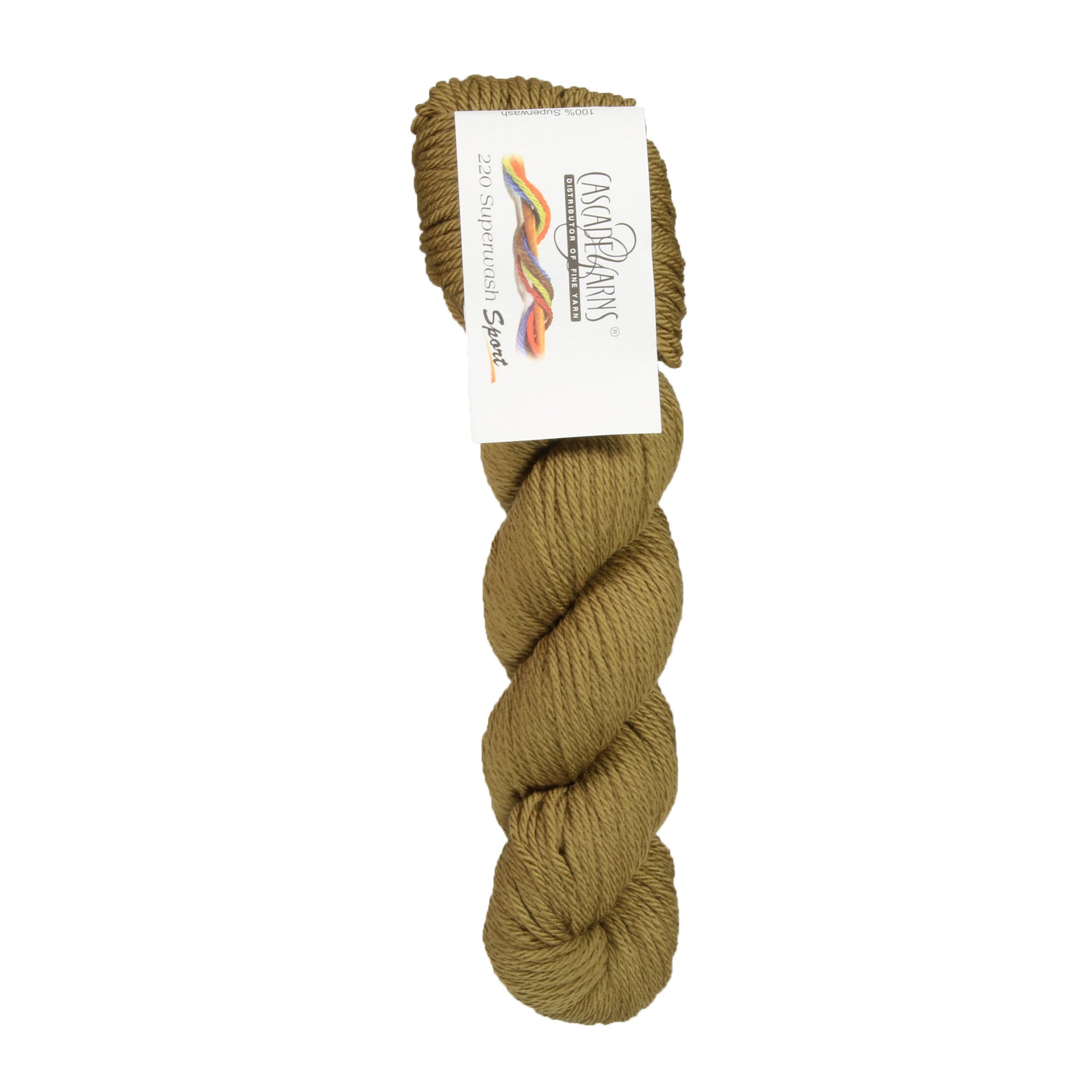 Cascade Yarns 220 Superwash Sport Yarn - 0262 Dull Gold - Zoom Image

