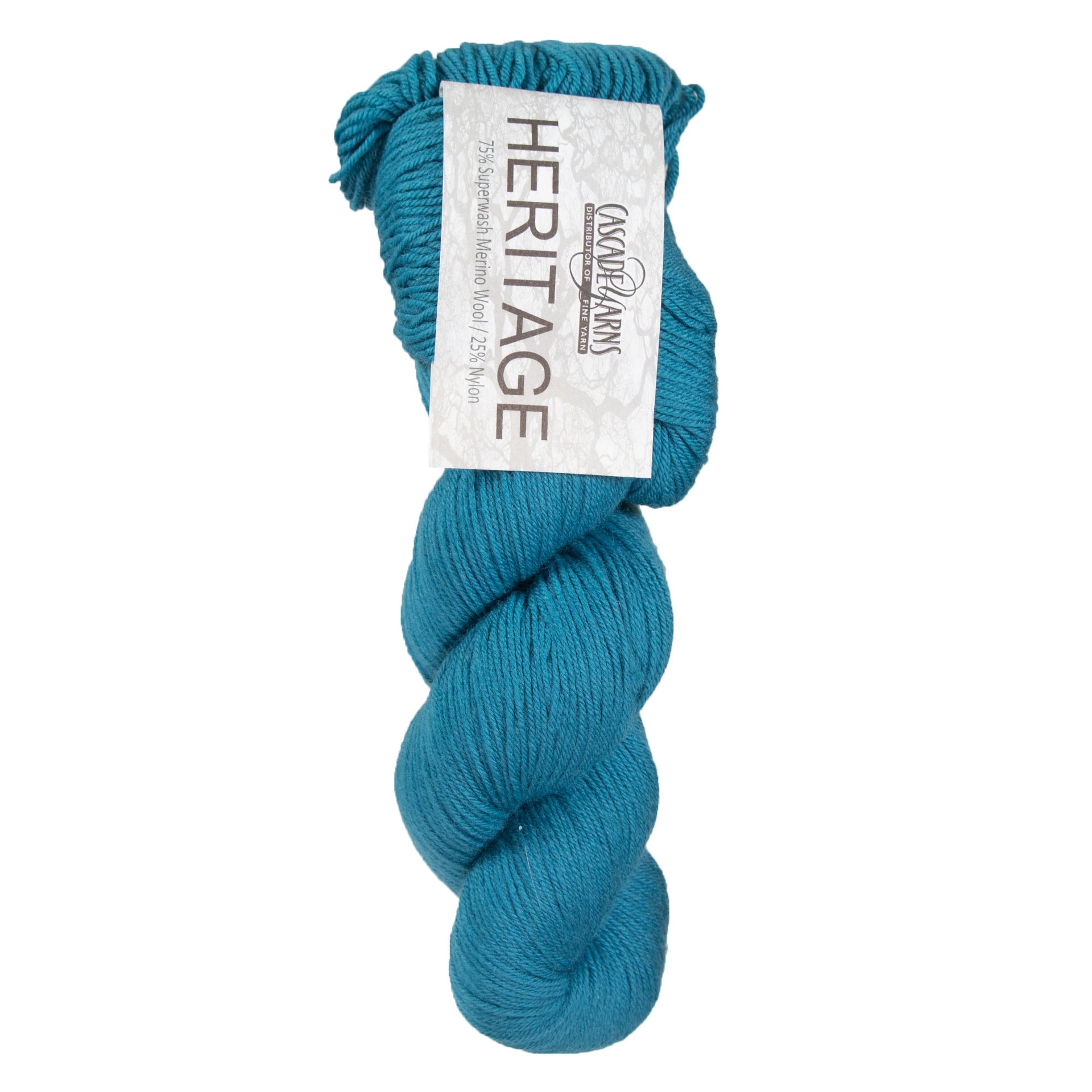 Cascade Yarns Heritage Yarn - 5720 Deep Ocean - Zoom Image
