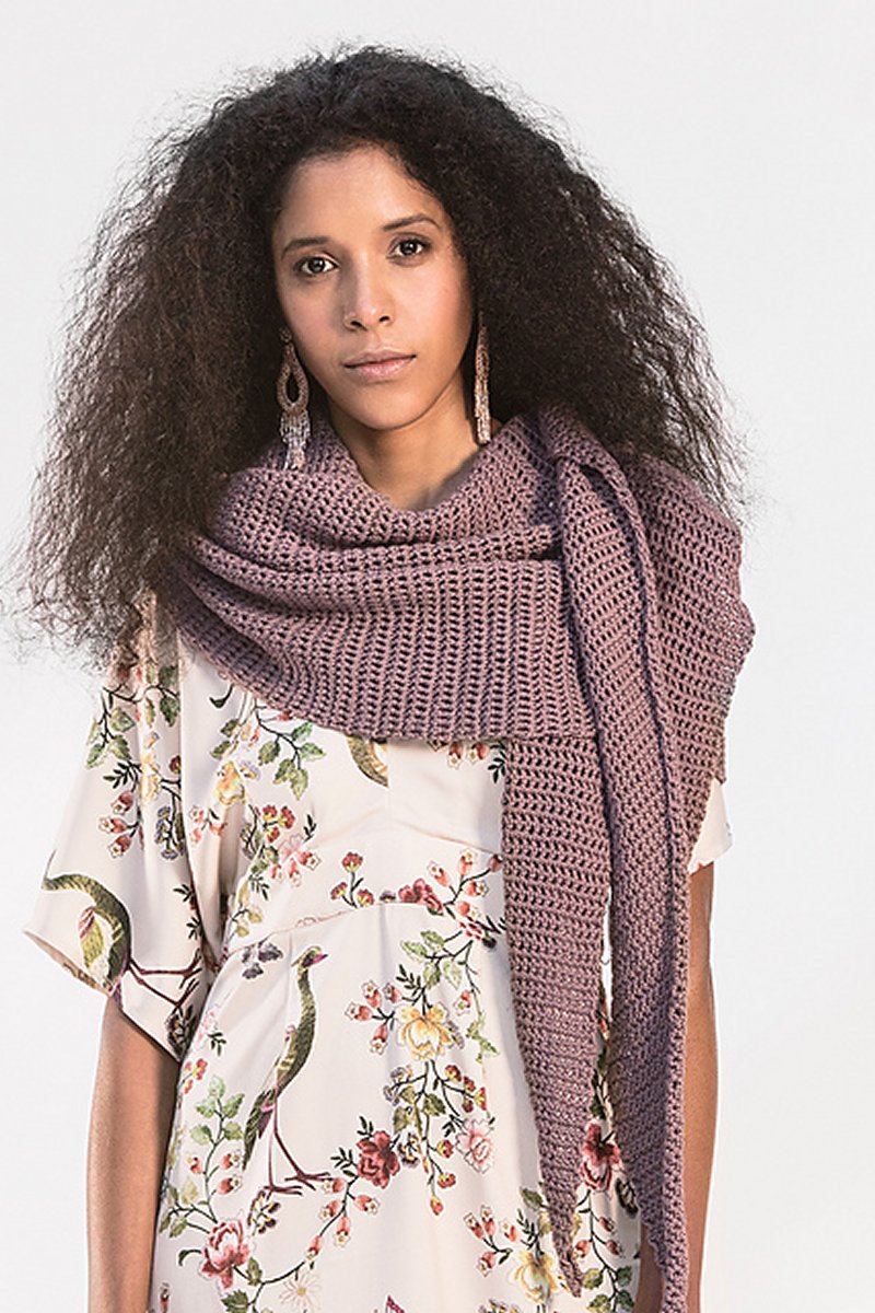 Blue Sky Fibers The Classic Series Patterns - Crosby Crochet Wrap - PDF Download - Extra Image
