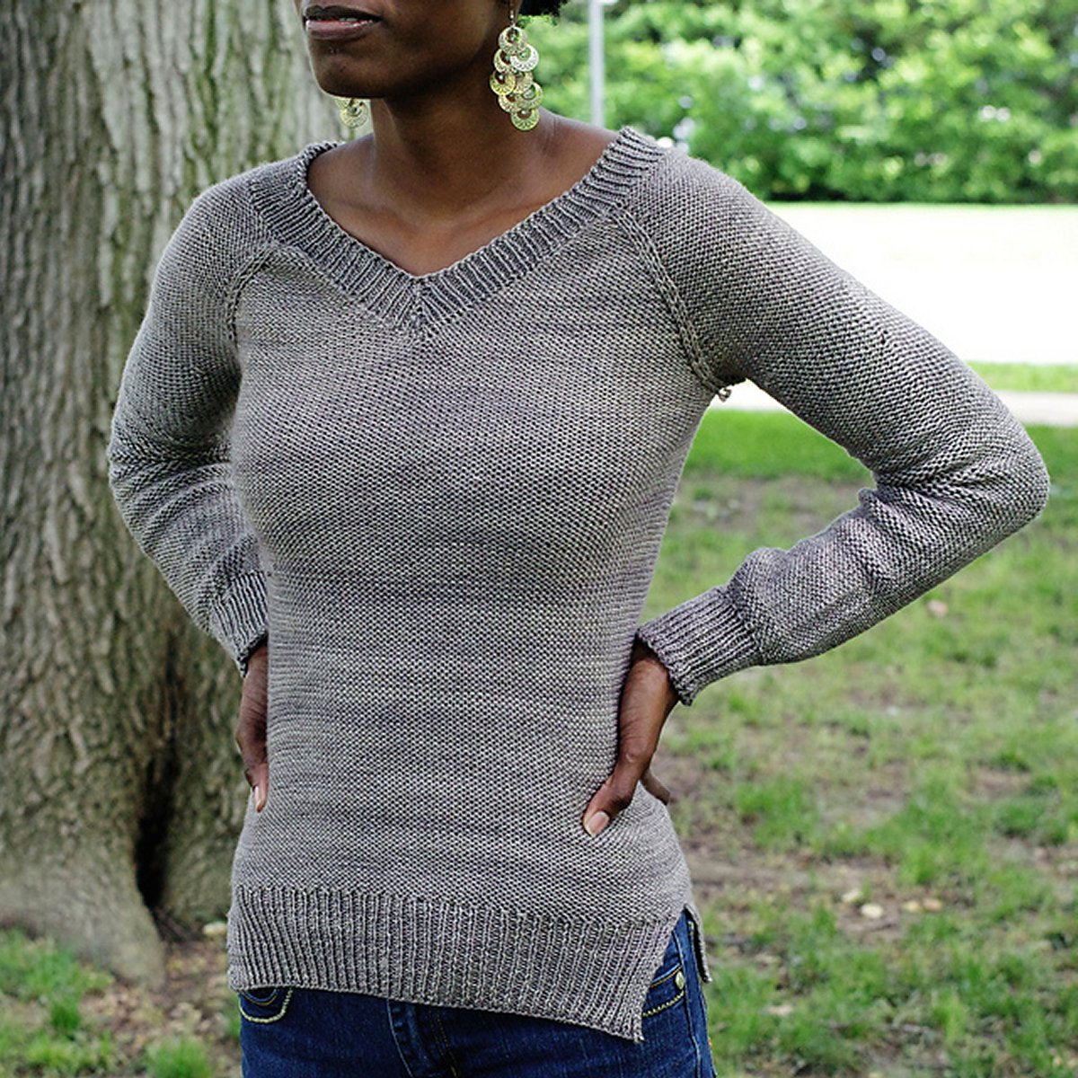 Madelinetosh Tosh Patterns - Boyfriend Sweater - PDF Download - Extra Image
