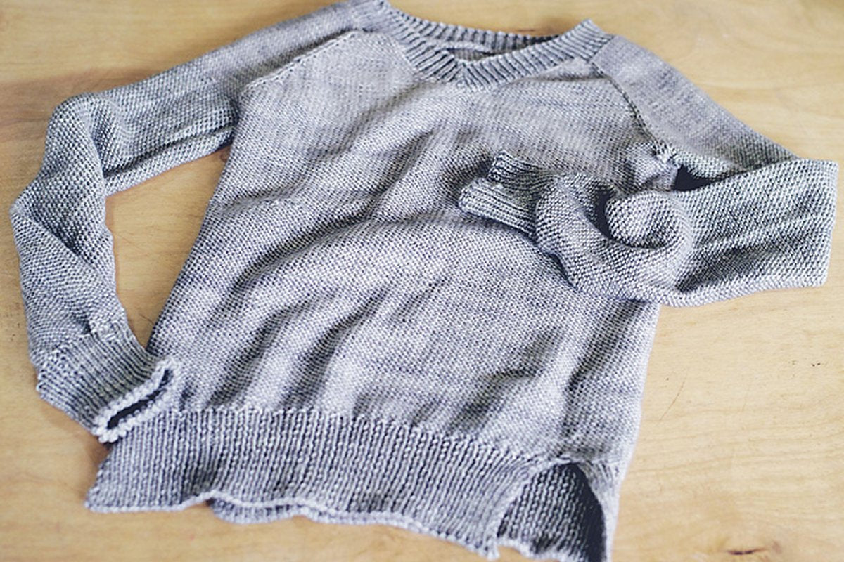 Madelinetosh Tosh Patterns - Boyfriend Sweater - PDF Download - Extra Image