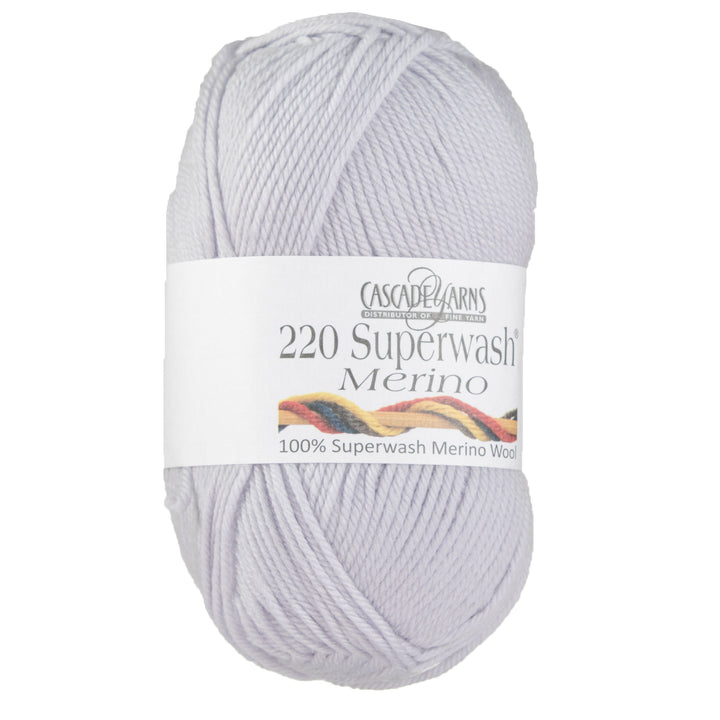 Cascade Yarns 220 Superwash Merino Yarn - 064 Glacier Grey - Zoom Image