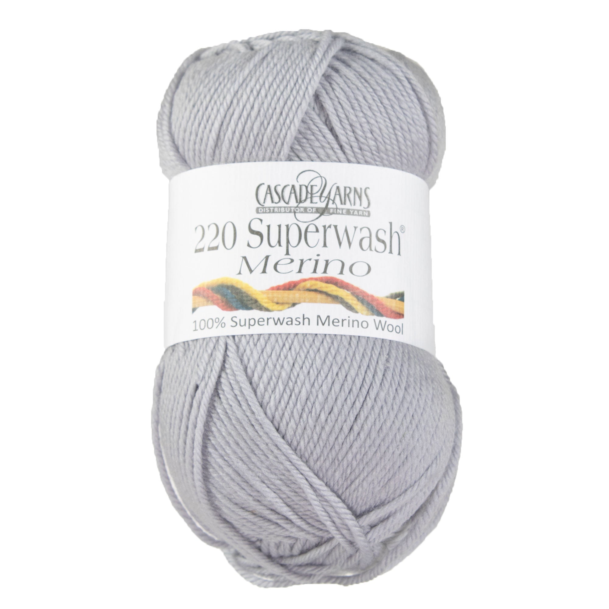 Cascade Yarns 220 Superwash Merino Yarn - 065 Flint Grey - Zoom Image