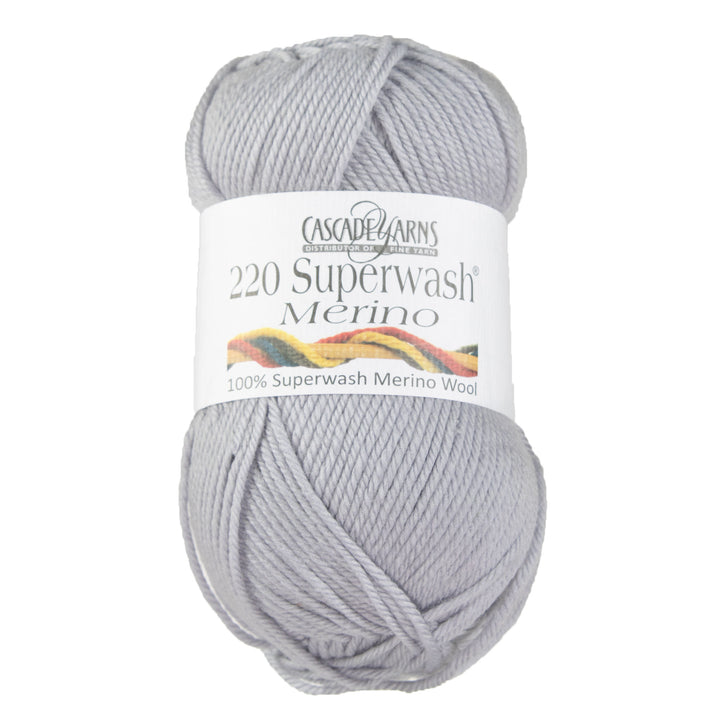Cascade Yarns 220 Superwash Merino Yarn - 065 Flint Grey - Zoom Image