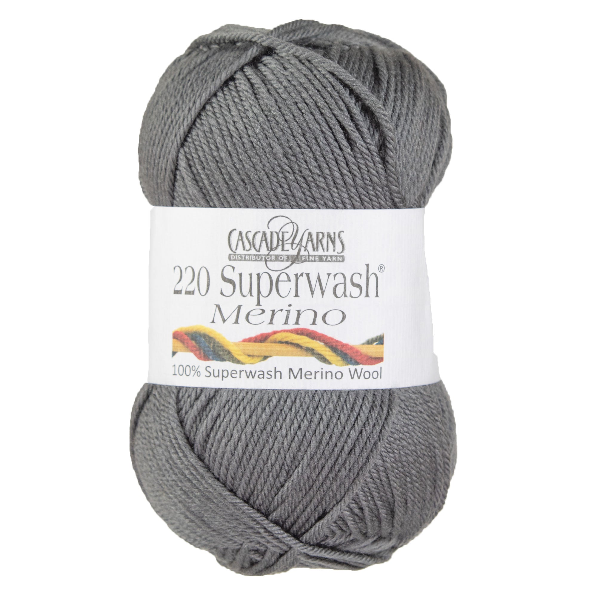 Cascade Yarns 220 Superwash Merino Yarn - 067 Forged Iron - Zoom Image