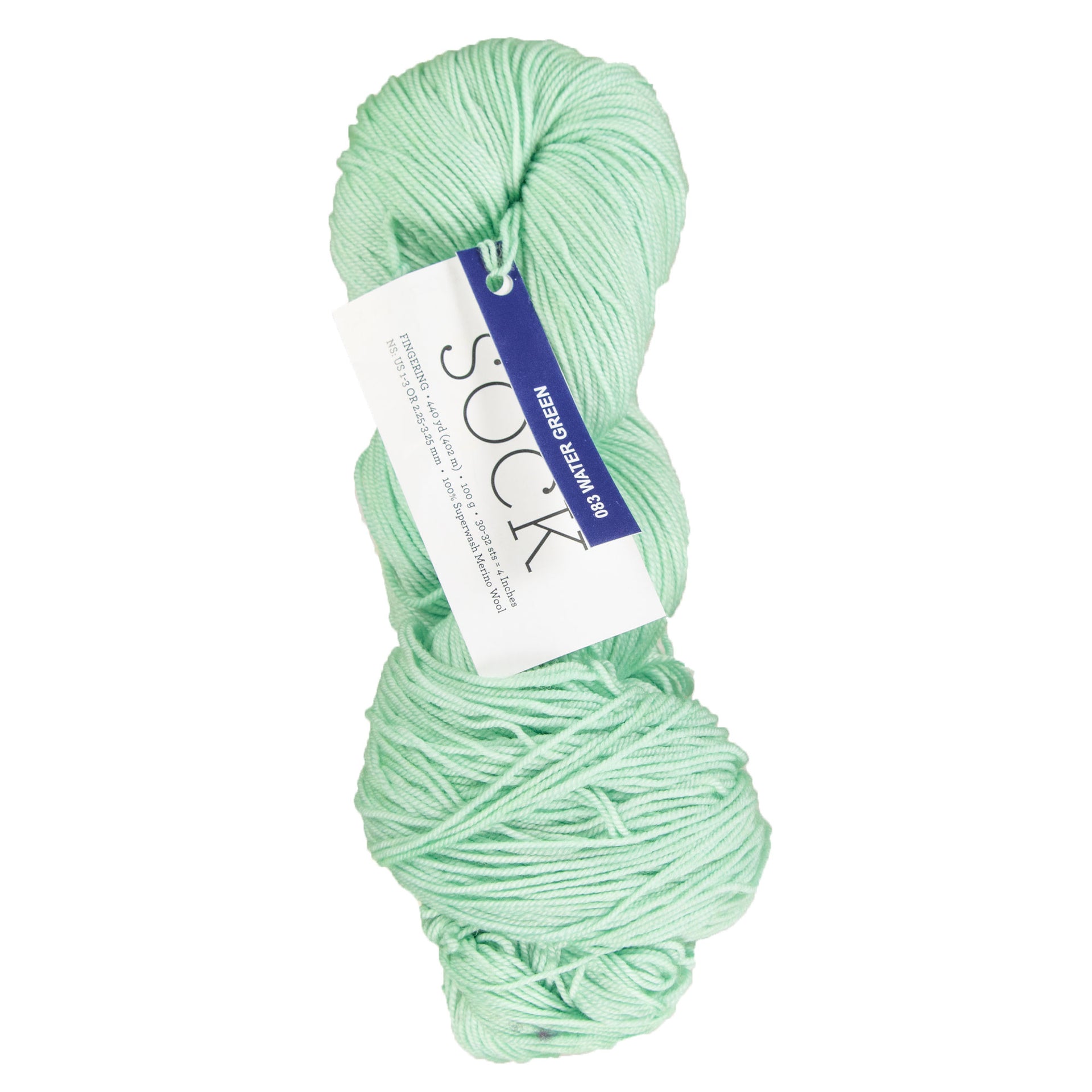 Malabrigo Sock Yarn - 083 Water Green - Zoom Image
