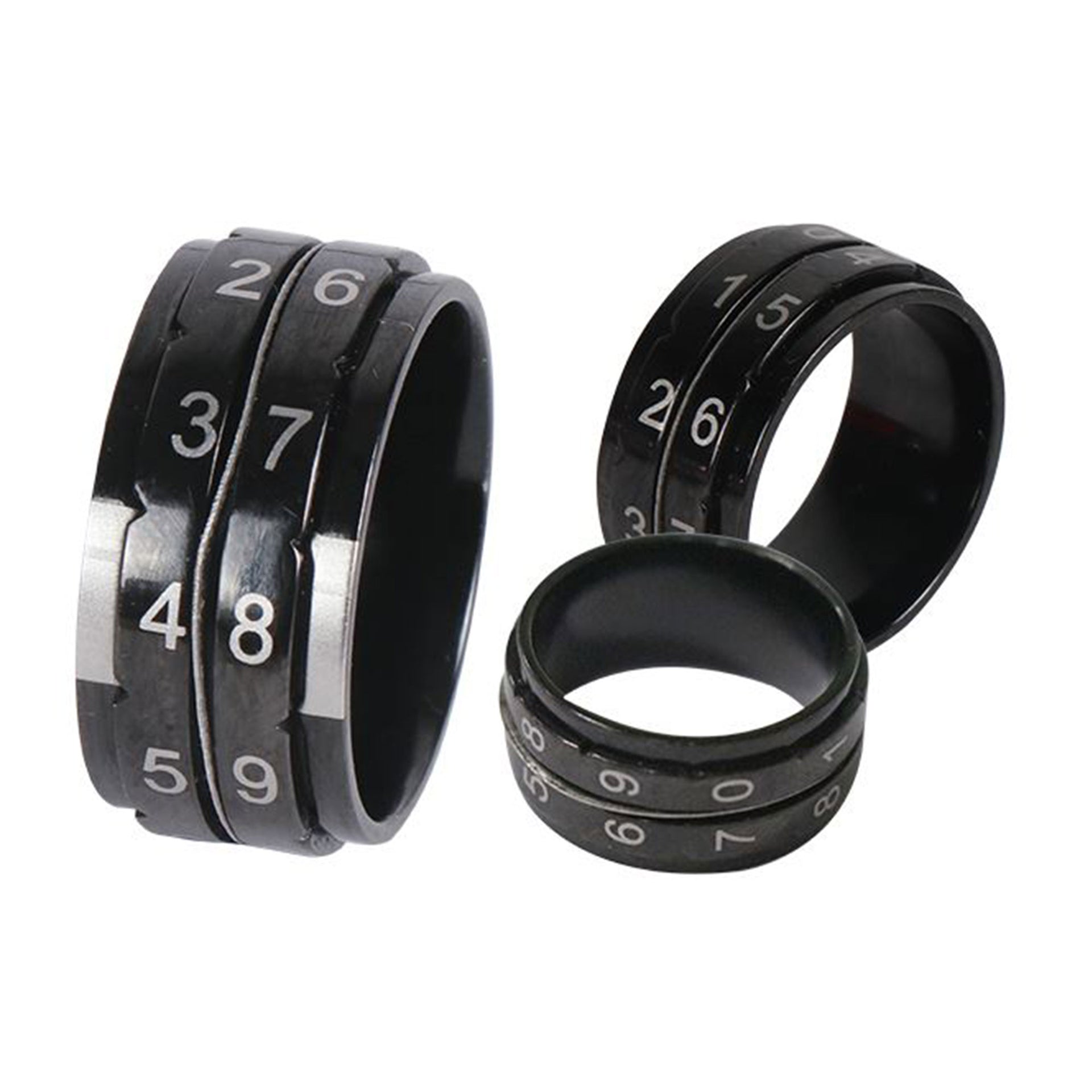 KnitPro Row Counter Ring - Black - Size 10 - Zoom Image
