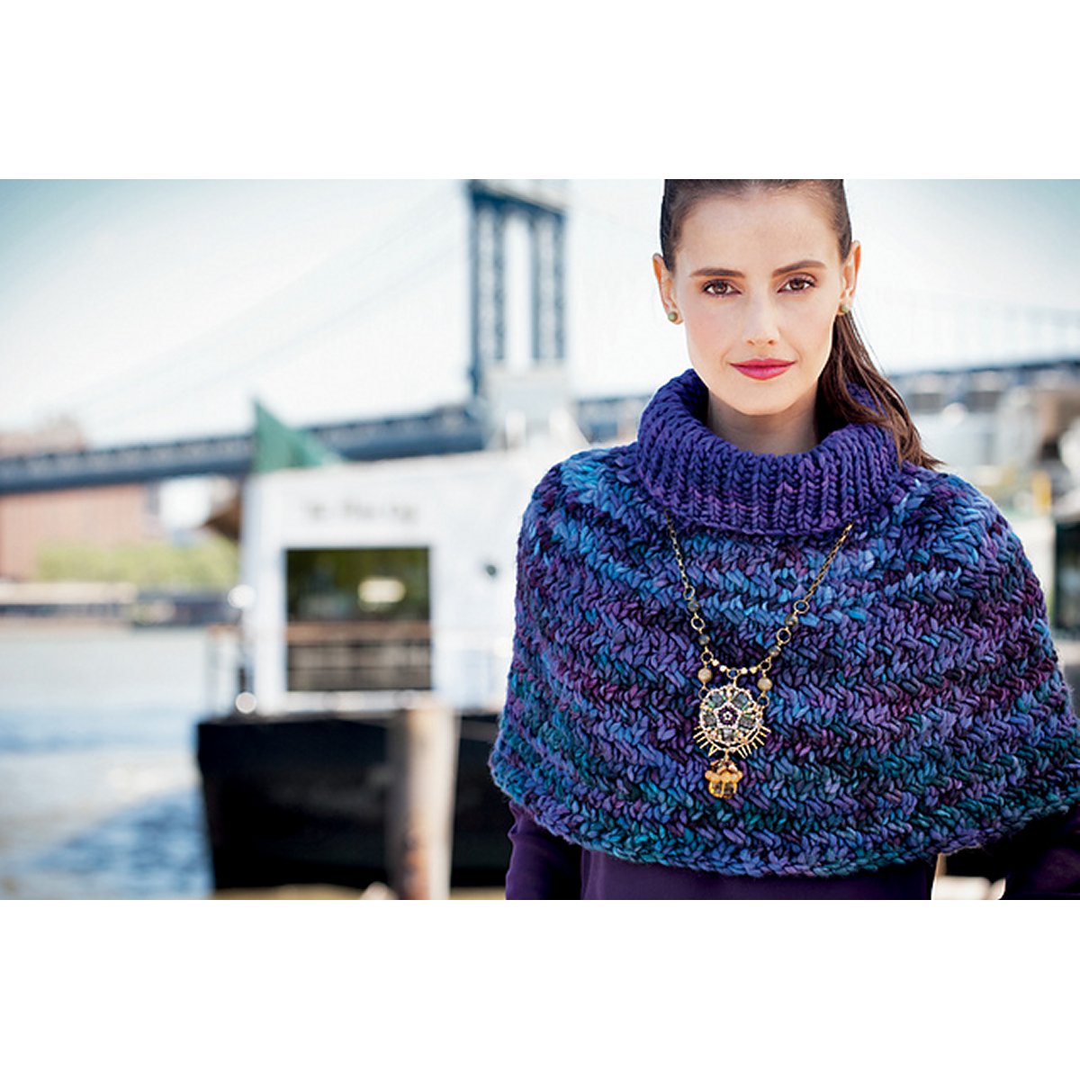 Malabrigo Book Seven: Rasta in Brooklyn Patterns - Columbia Waterfront - PDF Download - Extra Image
