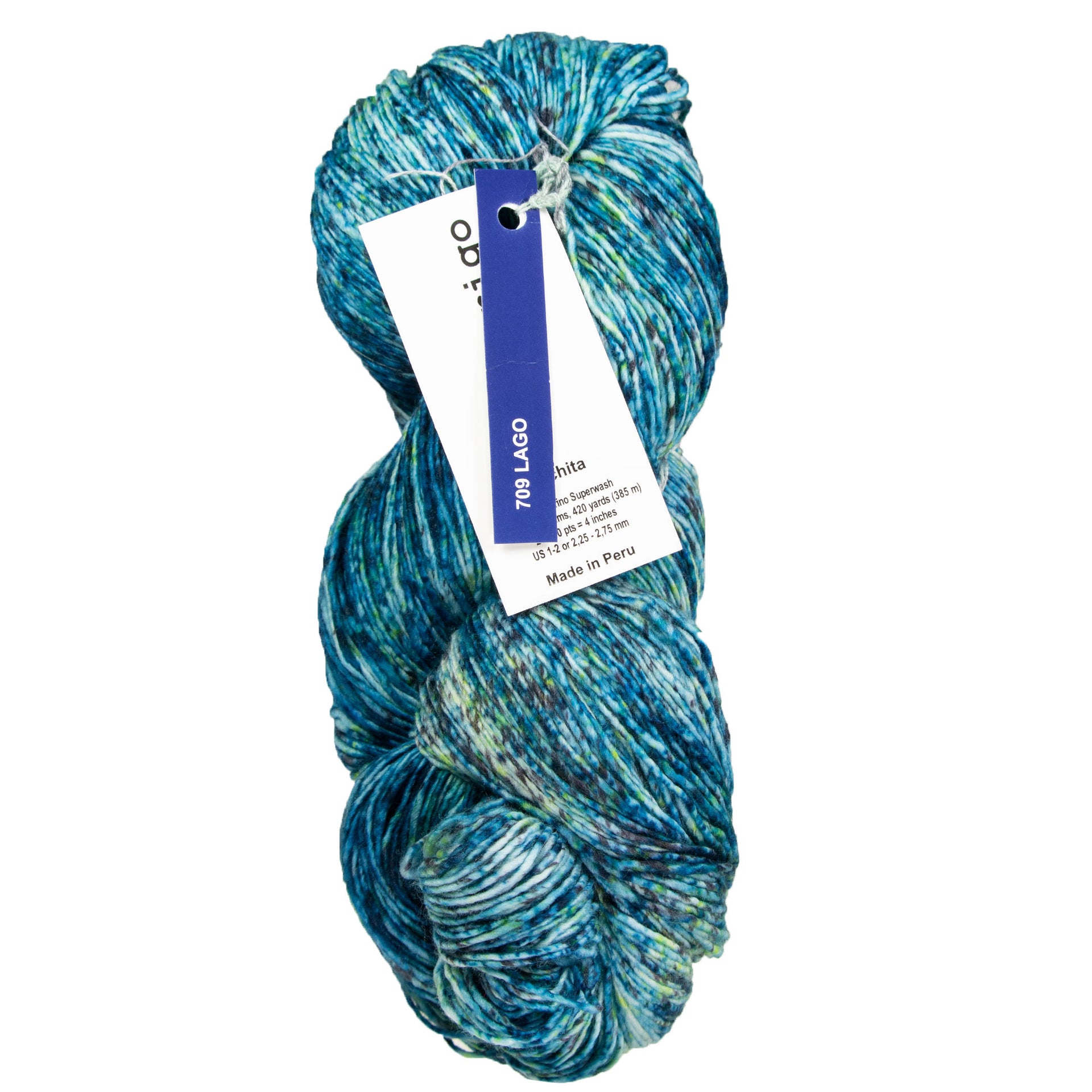 Malabrigo Mechita Yarn - 709 Lago - Zoom Image
