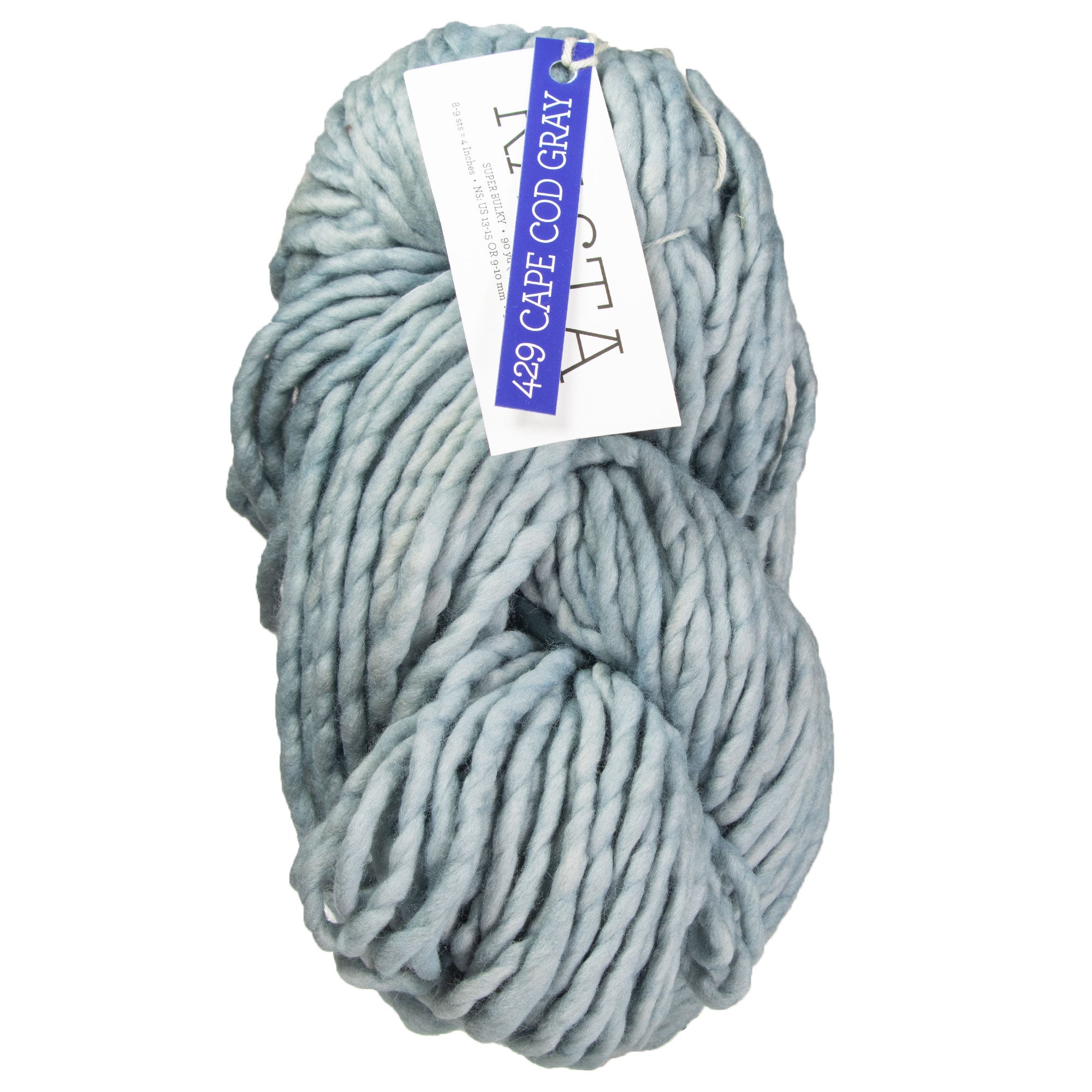 Malabrigo Rasta Yarn - 429 Cape Cod Grey - Zoom Image