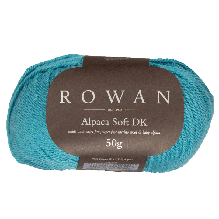 Rowan Alpaca Soft DK Yarn - 217 Naples Blue - Zoom Image