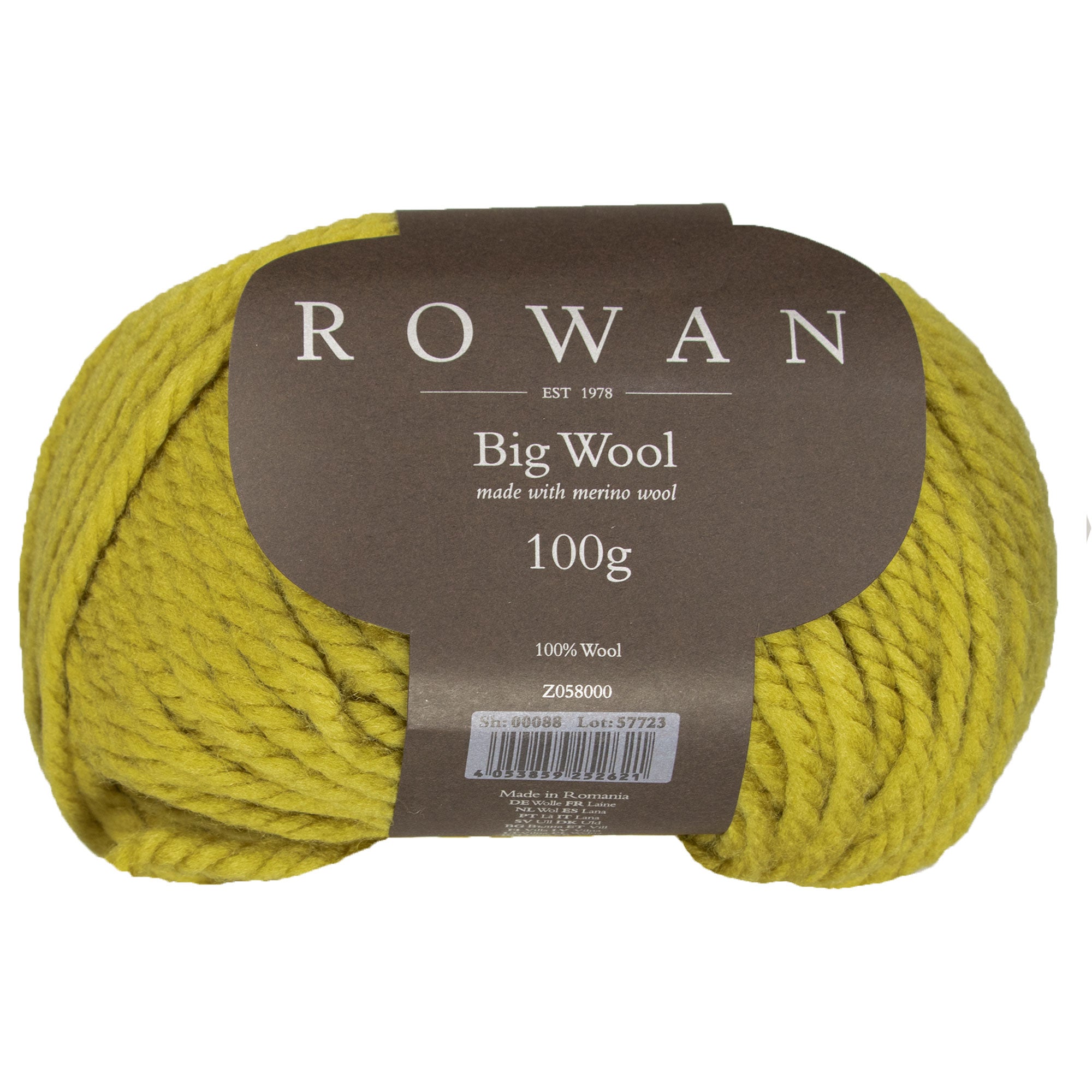 Rowan Big Wool Yarn - 88 Golden Olive - Zoom Image