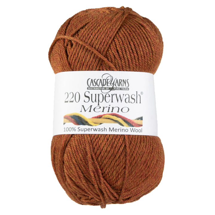 Cascade Yarns 220 Superwash Merino Yarn - 076 Flame Heather - Zoom Image