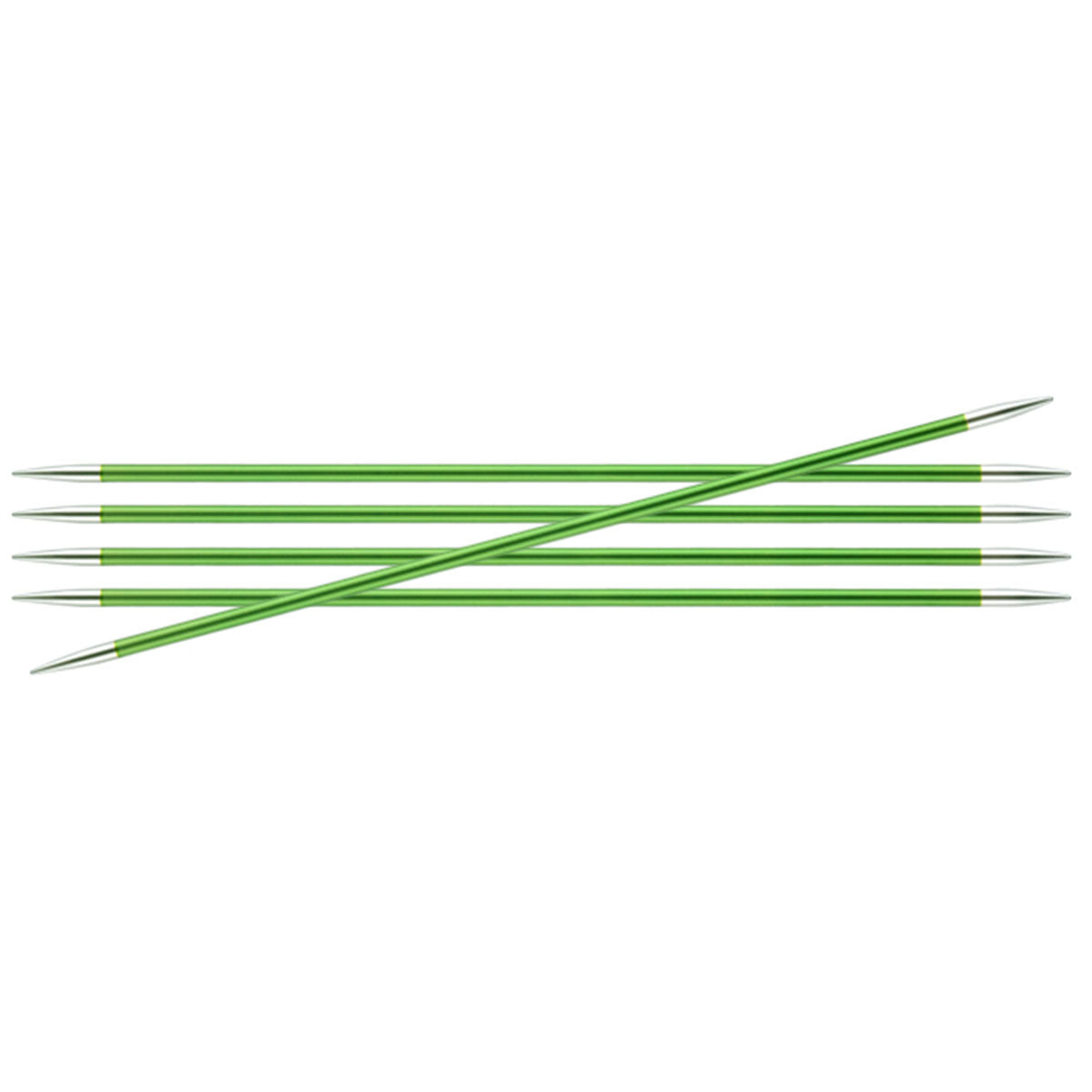 KnitPro Zing Double Pointed Needles - US 4 (3.50mm) - 6" Chrysolite - Extra Image
