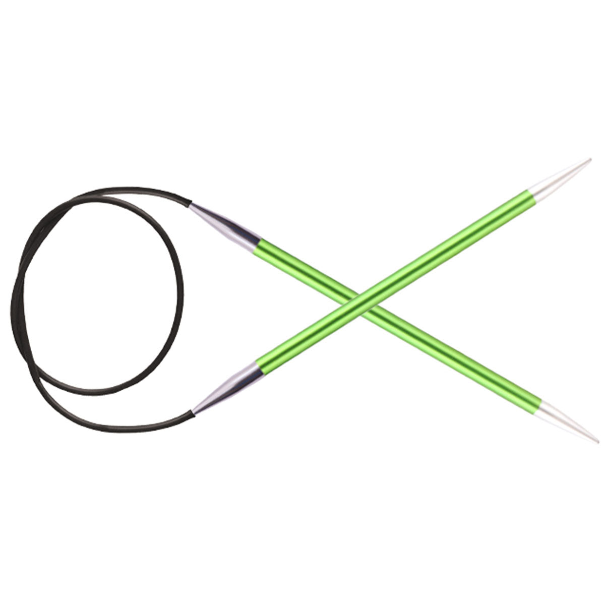KnitPro Zing Fixed Circular Needles - US 4 (3.5mm) - 16" Chrysolite - Extra Image
