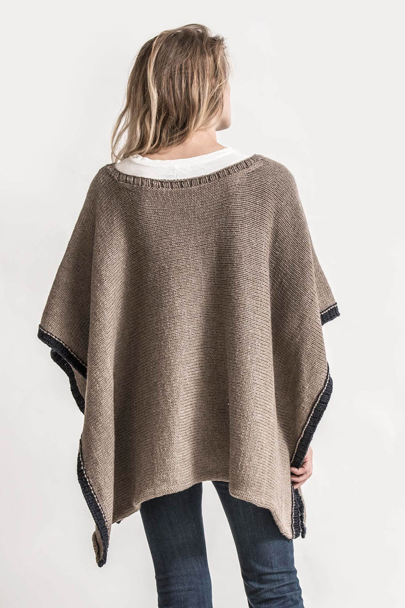 Blue Sky Fibers The Classic Series Patterns - Big Splash Poncho - PDF Download - Extra Image
