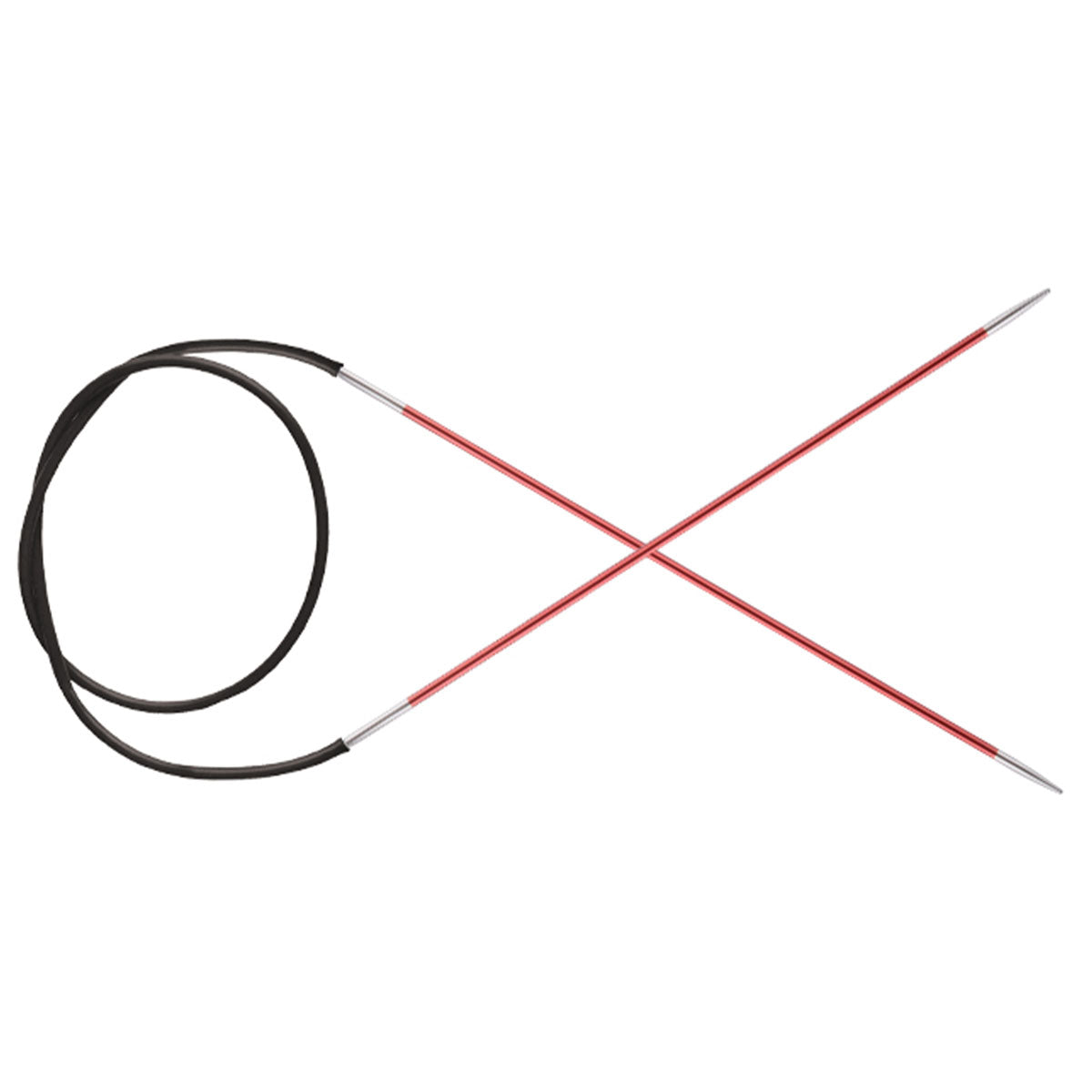 KnitPro Zing Fixed Circular Needles - US 0 (2.0mm) - 47" Coral - Extra Image
