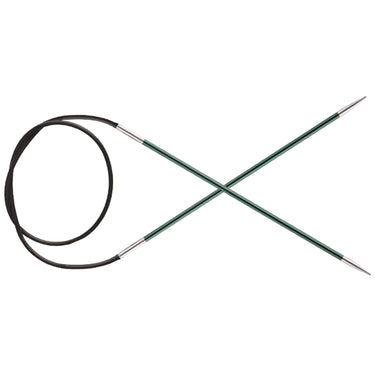 KnitPro Zing Fixed Circular Needles - US 2.5 (3.0mm) - 47" Jade - Zoom Image