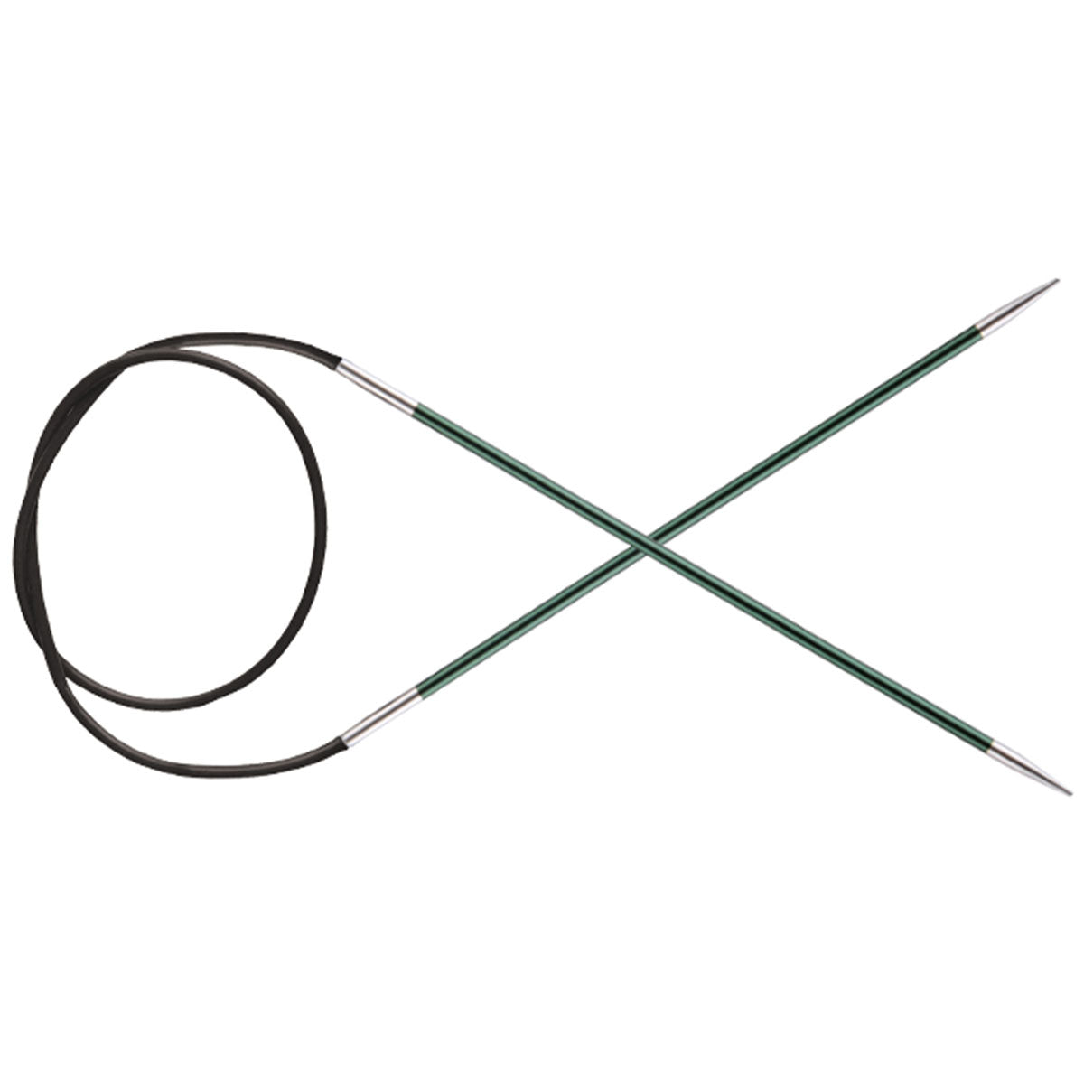 KnitPro Zing Fixed Circular Needles - US 2.5 (3.0mm) - 47" Jade - Extra Image
