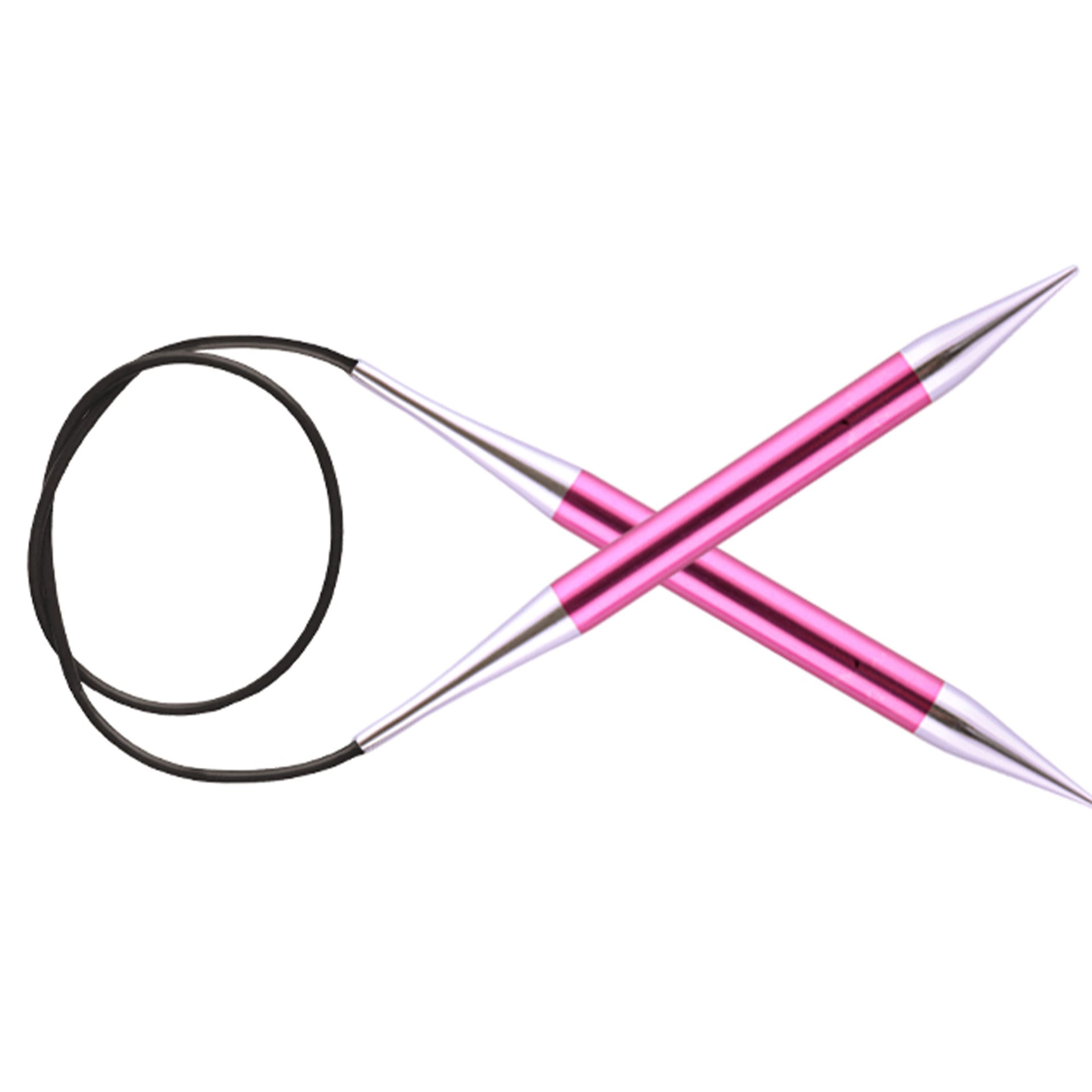 KnitPro Zing Fixed Circular Needles - US 15 (10.0mm) - 47" Ruby - Zoom Image
