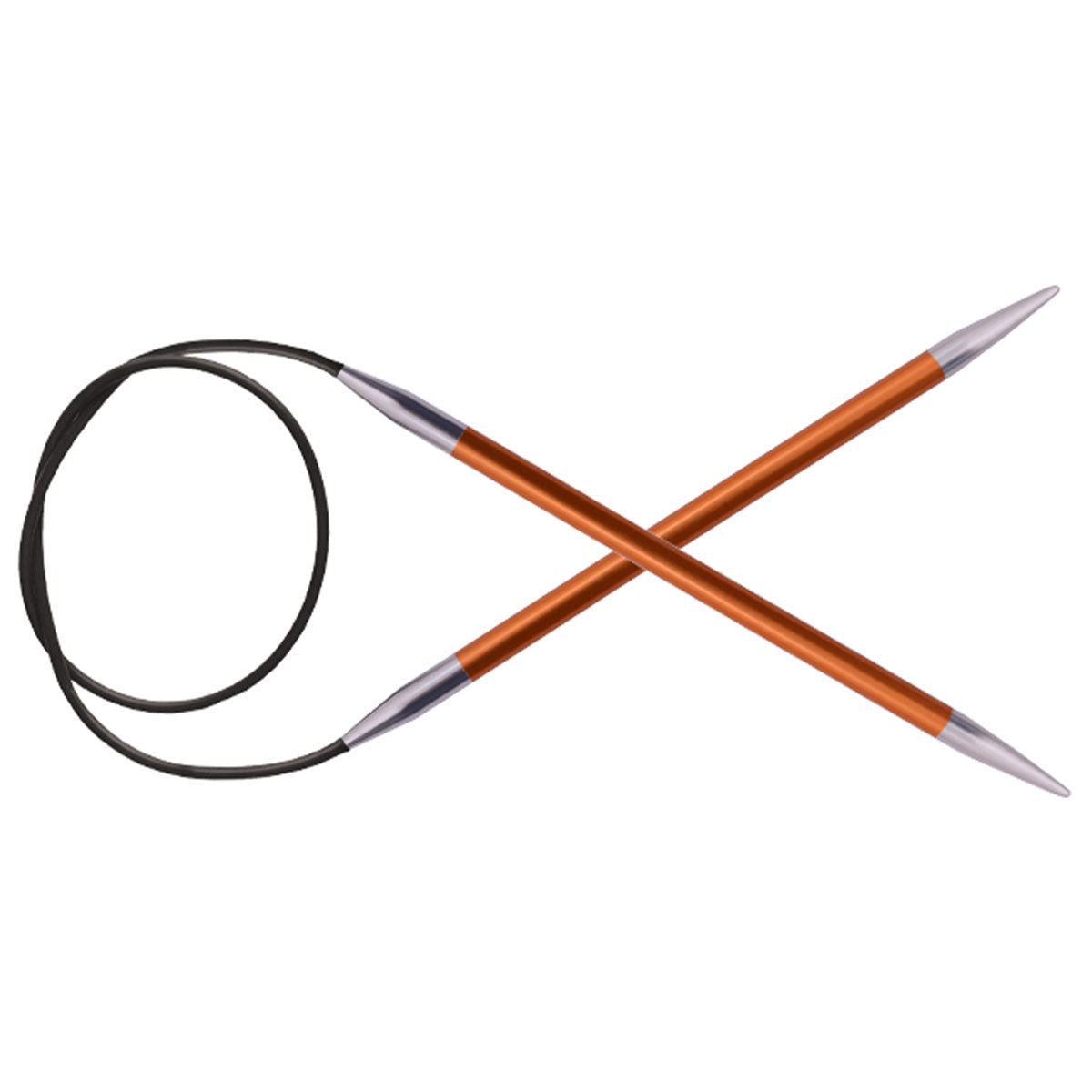 KnitPro Zing Fixed Circular Needles - US 2 (2.75mm) - 9" Carnelian - Extra Image
