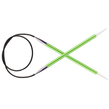 KnitPro Zing Fixed Circular Needles - US 4 (3.5mm) - 9 Chrysolite - Zoom Image