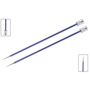 KnitPro Zing Single Pointed Needles - US 7 (4.5mm) - 14" Iolite - Zoom Image